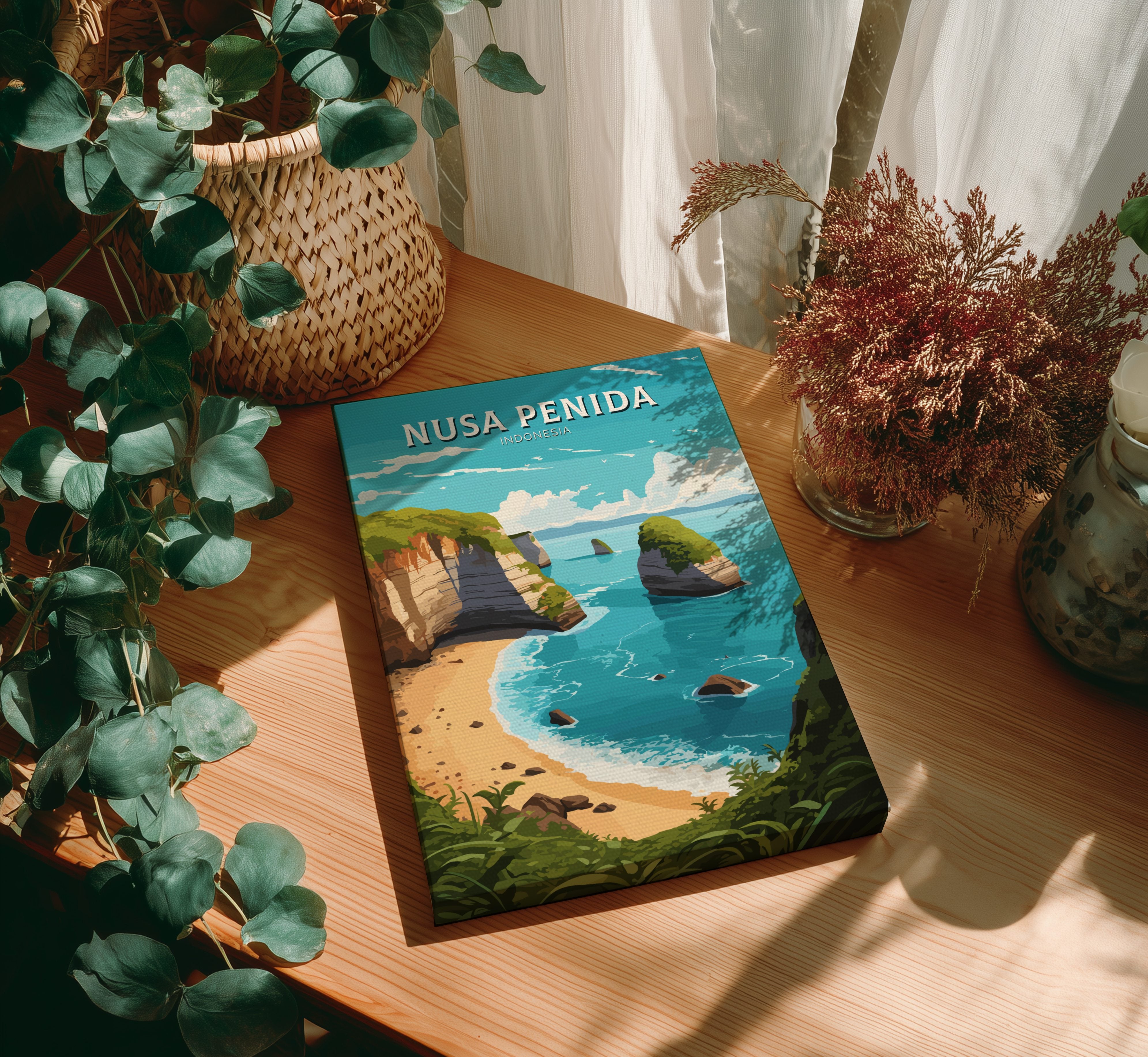 Asian NUSA PENIDA POSTER - BALI PRINT