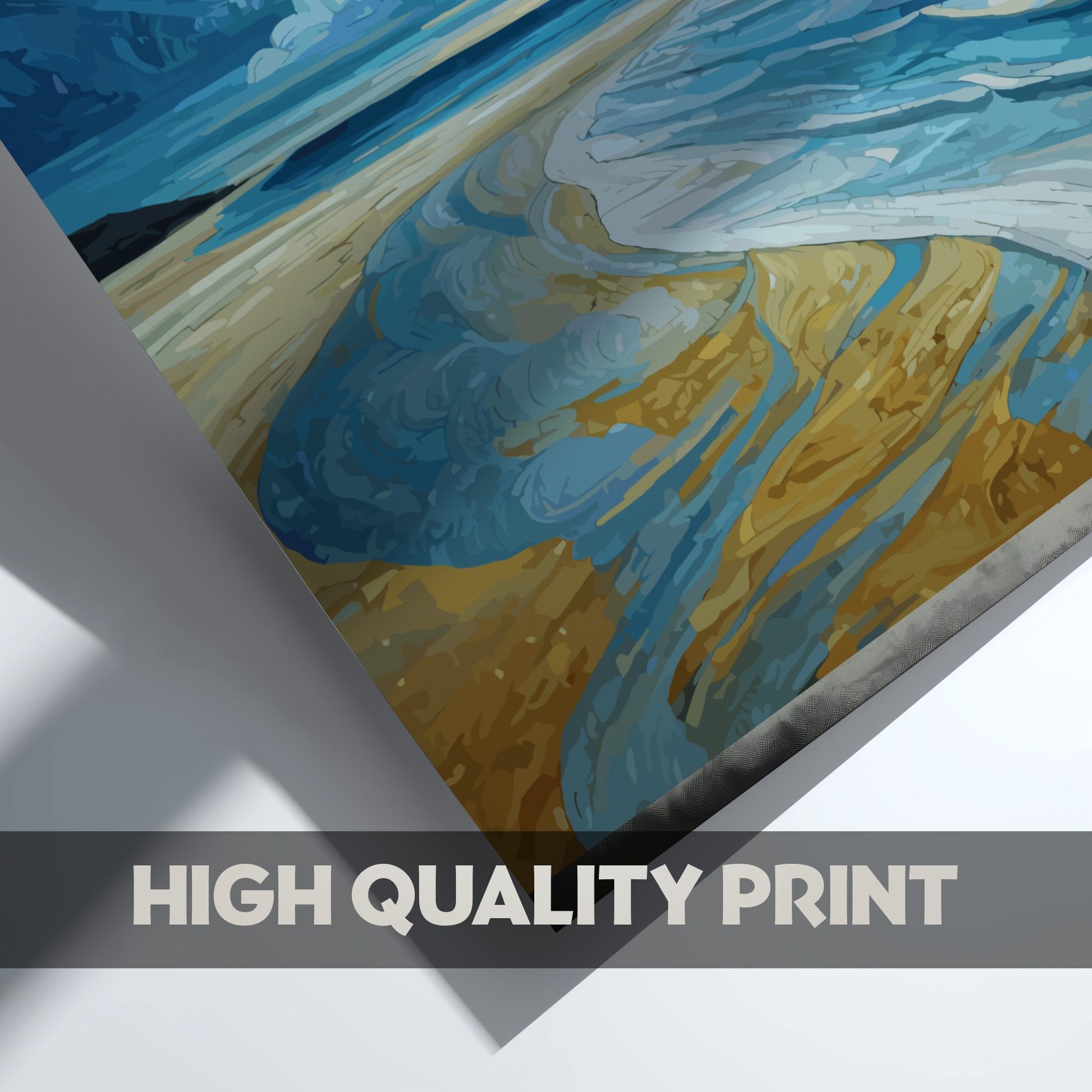 Open Waters - Minimalist Calm Sea and Pale Sky Coastal Wall Art