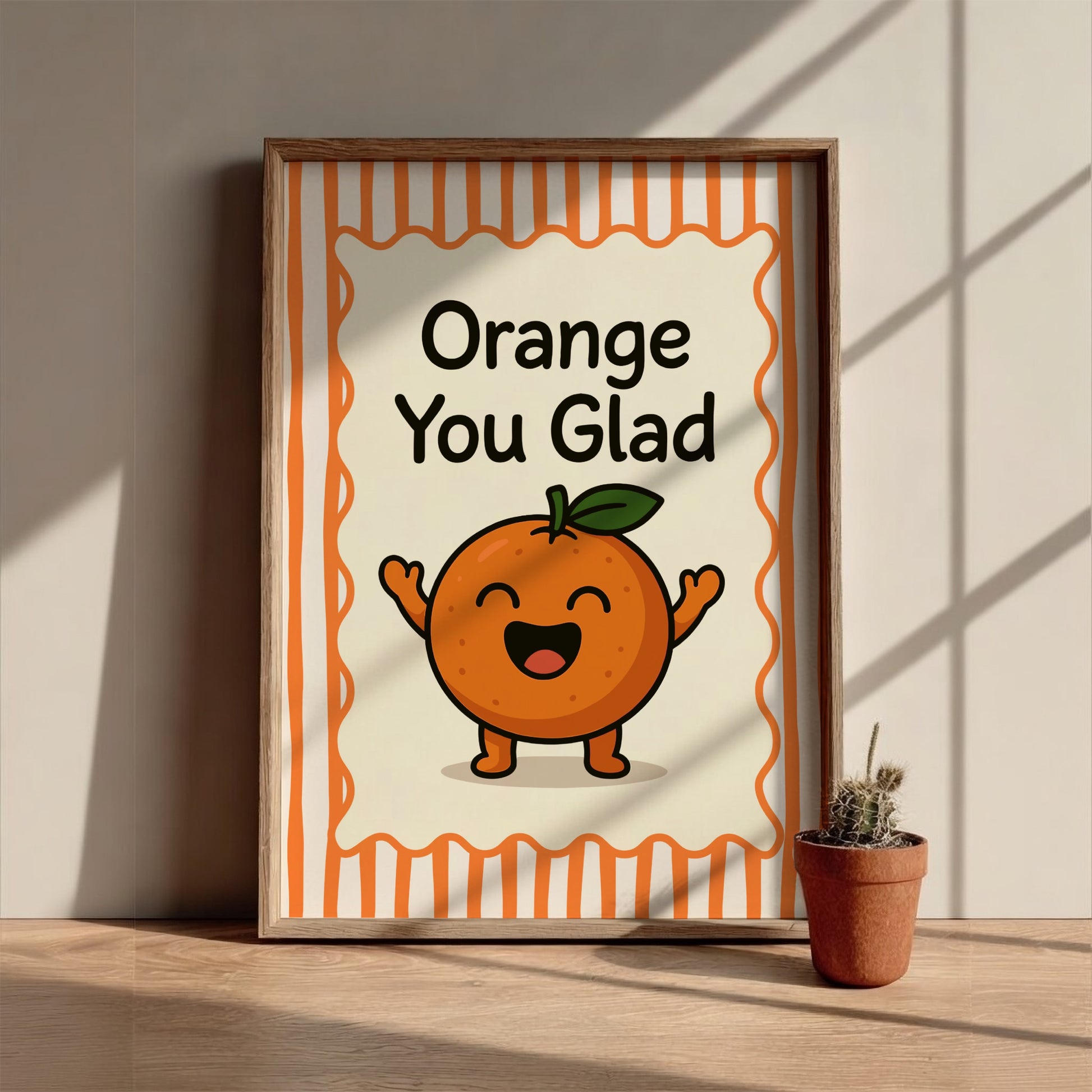 Orange - Orange You Glad - Kitchen Wall Art