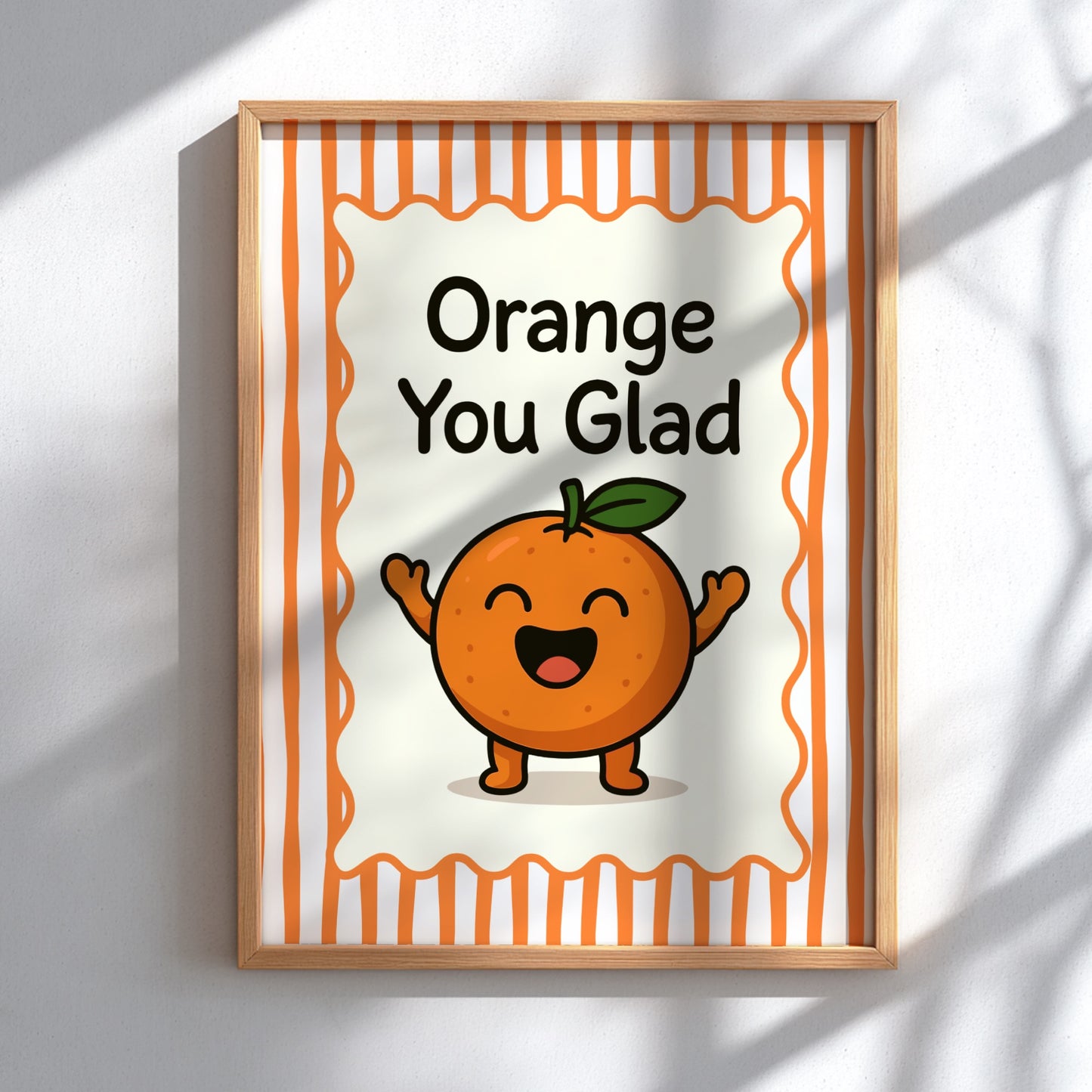 Orange - Orange You Glad - Kitchen Wall Art