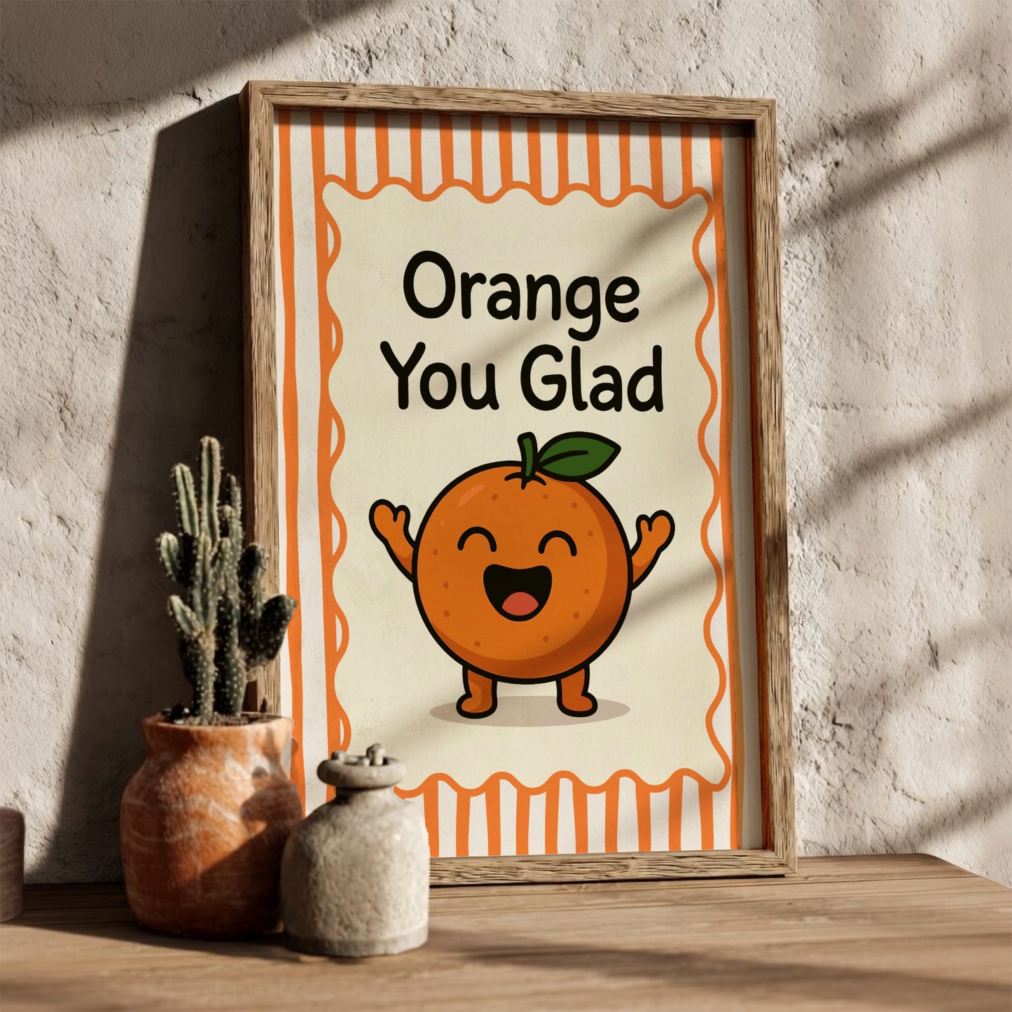 Orange - Orange You Glad - Kitchen Wall Art