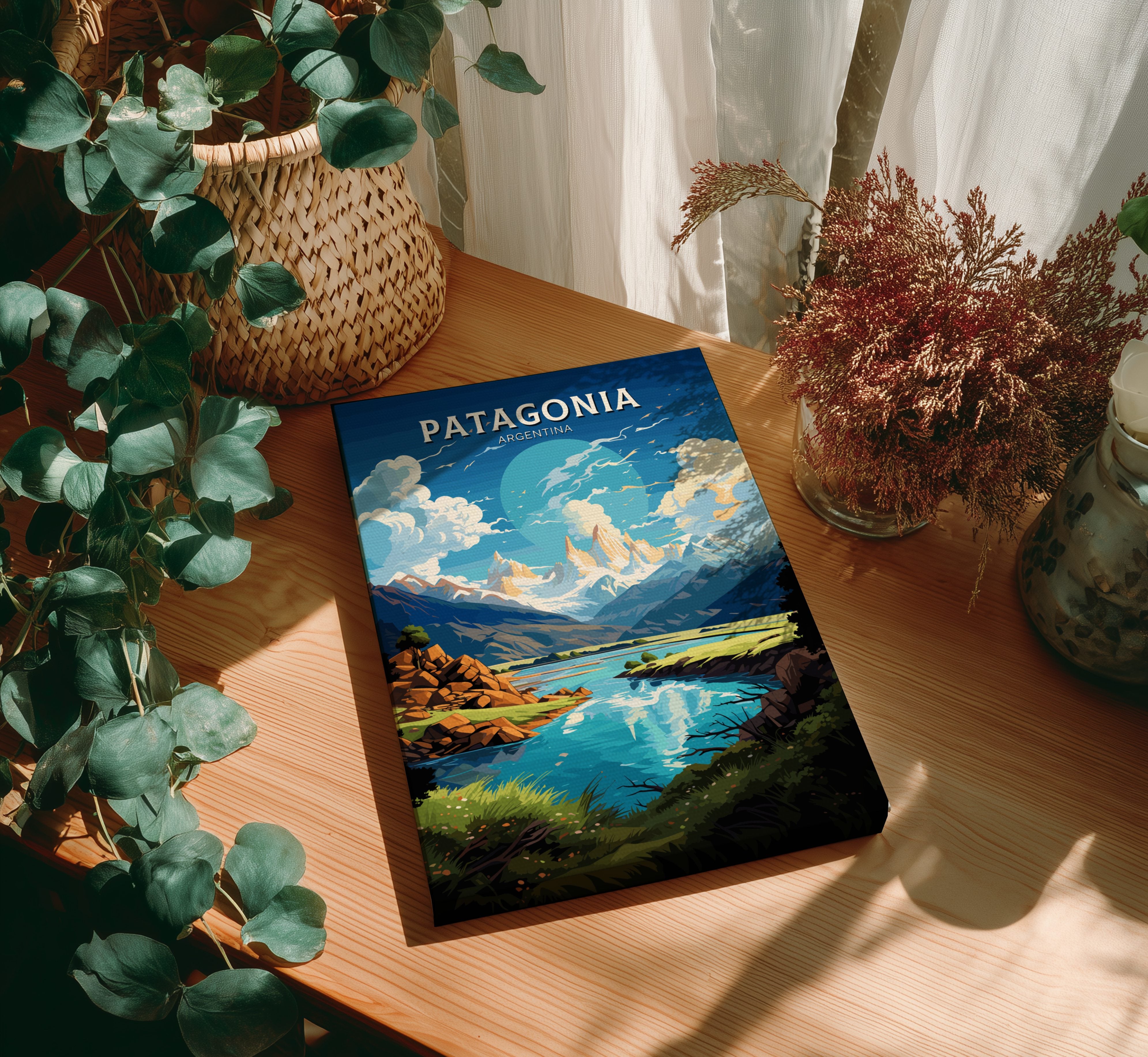 South America PATAGONIA PRINT - RETRO ARTWORK