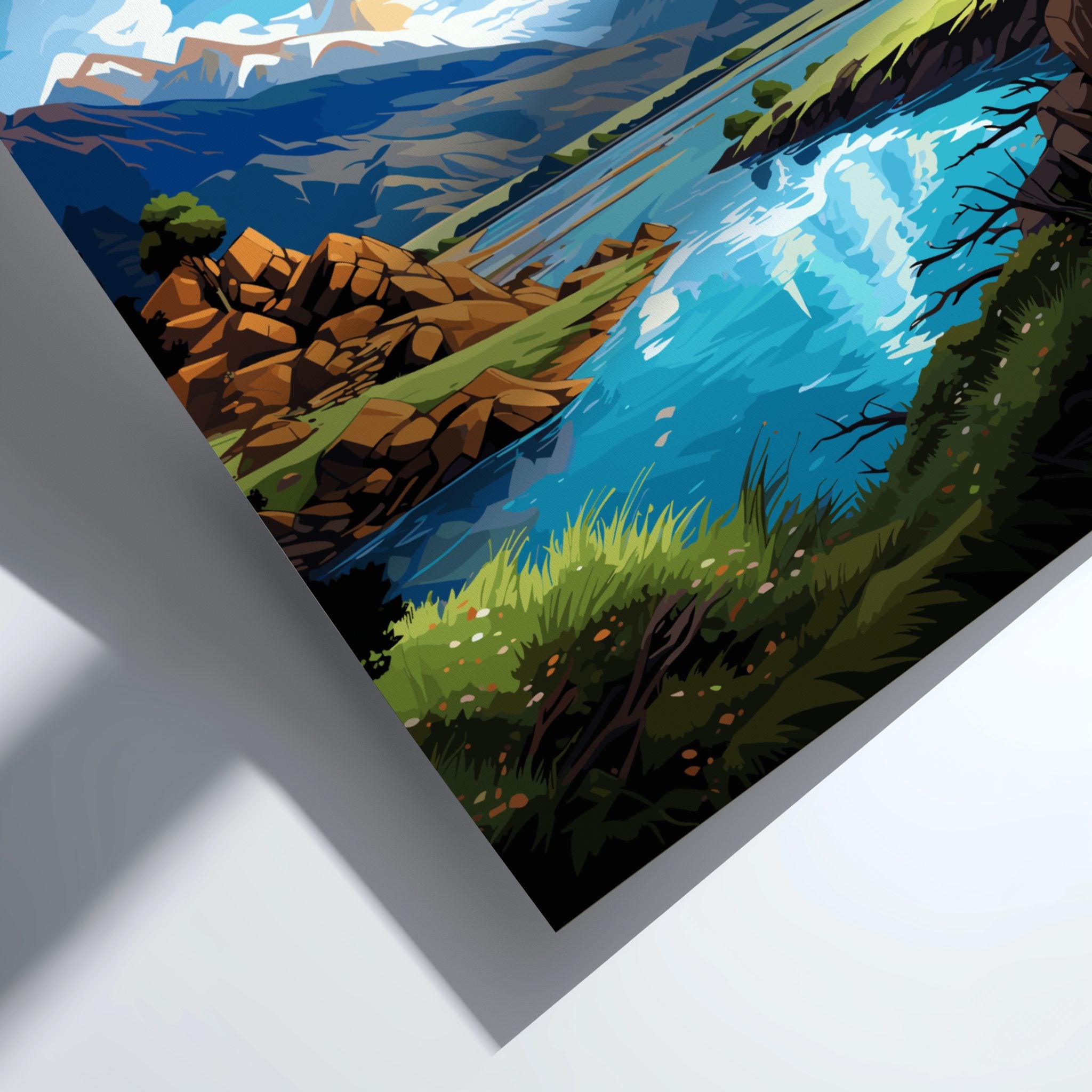 South America PATAGONIA PRINT - RETRO ARTWORK