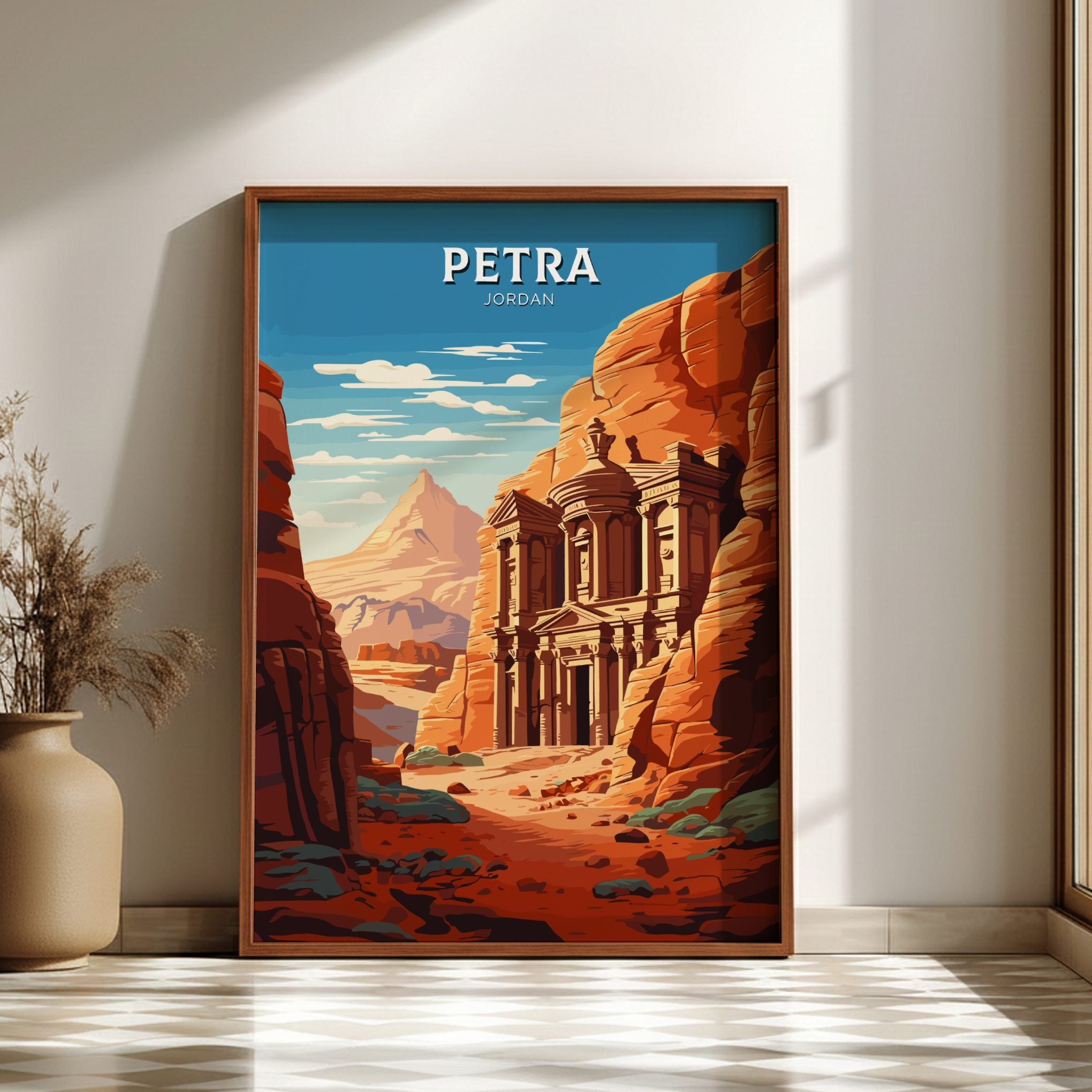 Asian PETRA TRAVEL PRINT - VINTAGE ARTWORK