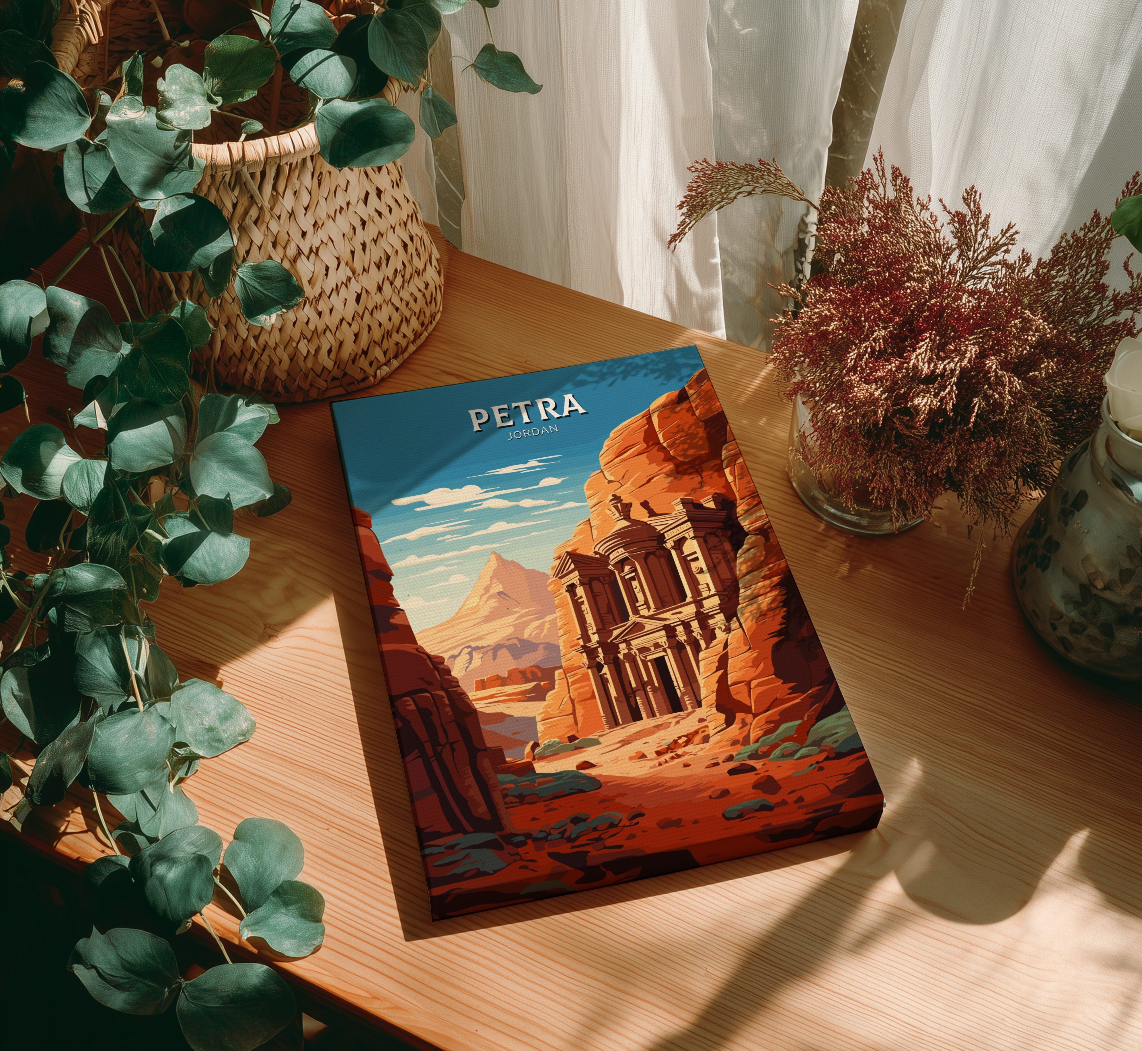 Asian PETRA TRAVEL PRINT - VINTAGE ARTWORK
