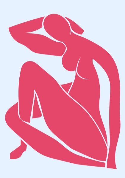 Modern Muse Art - The Pink Sculpture Abstract Wall Print