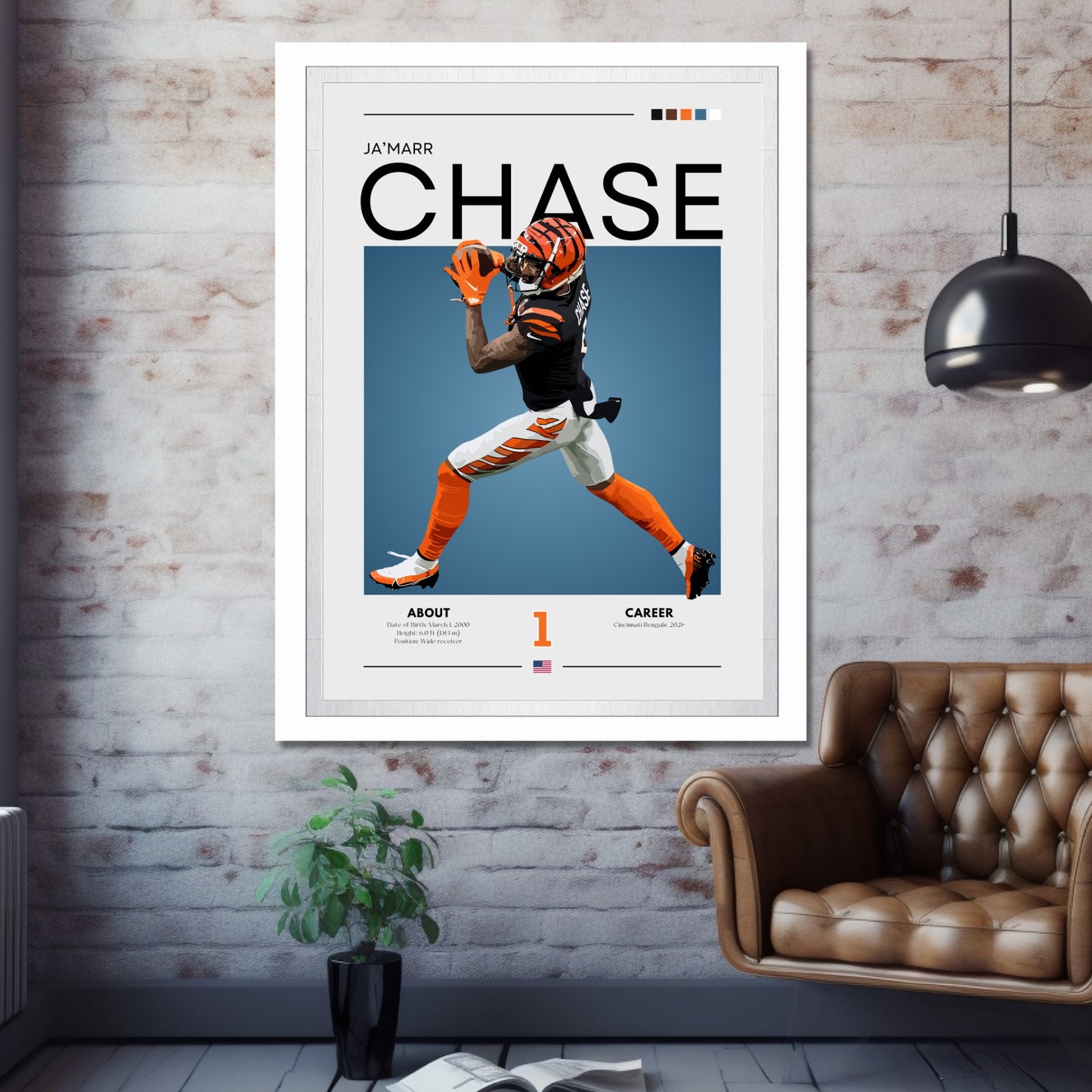 Ja'Marr Chase Poster