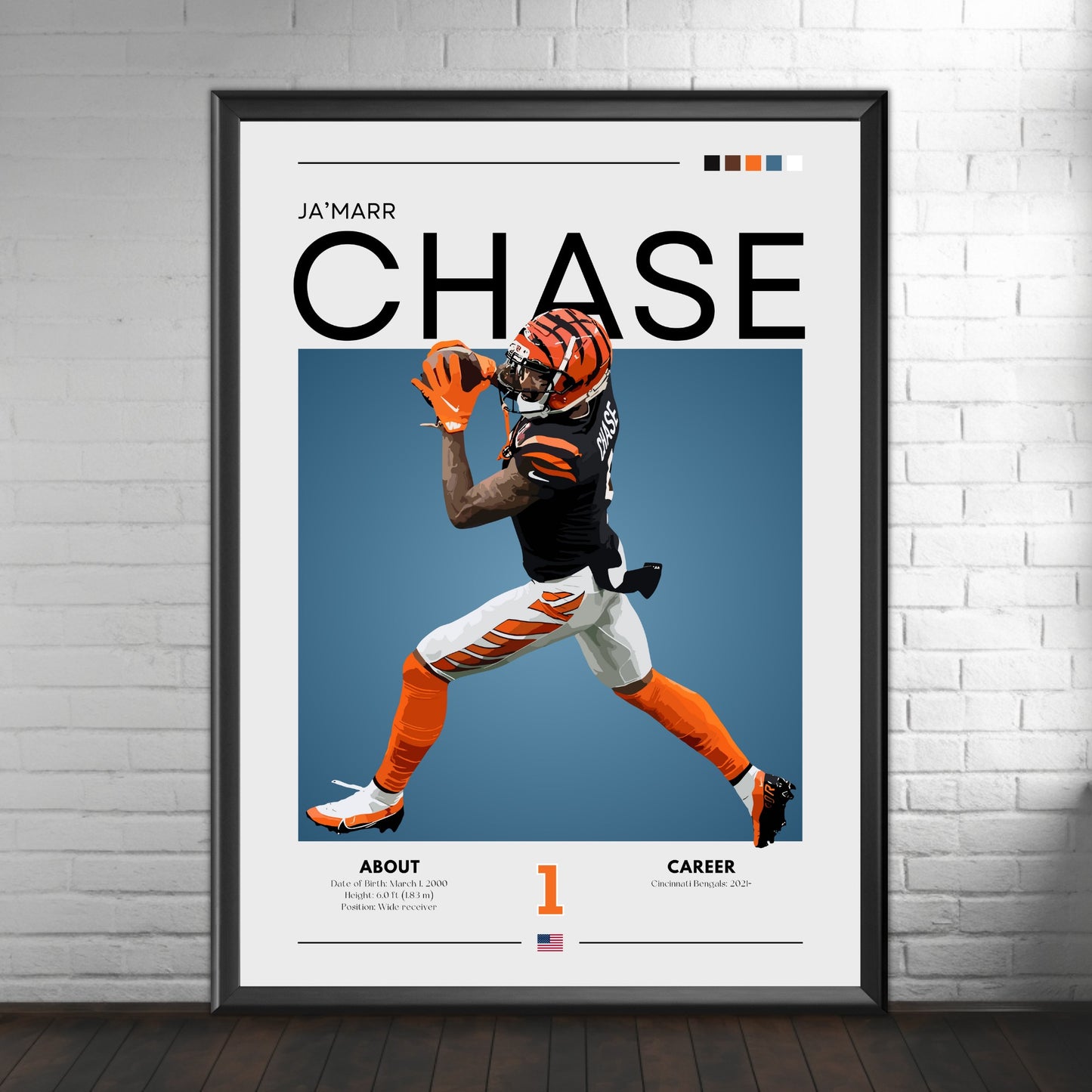 Ja'Marr Chase Poster