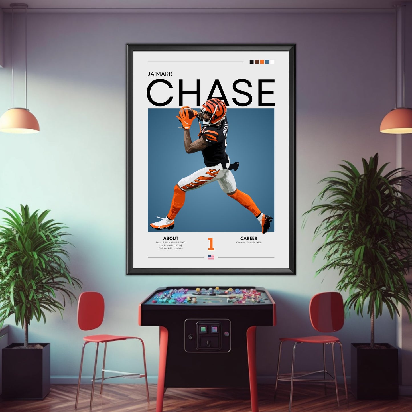 Ja'Marr Chase Poster