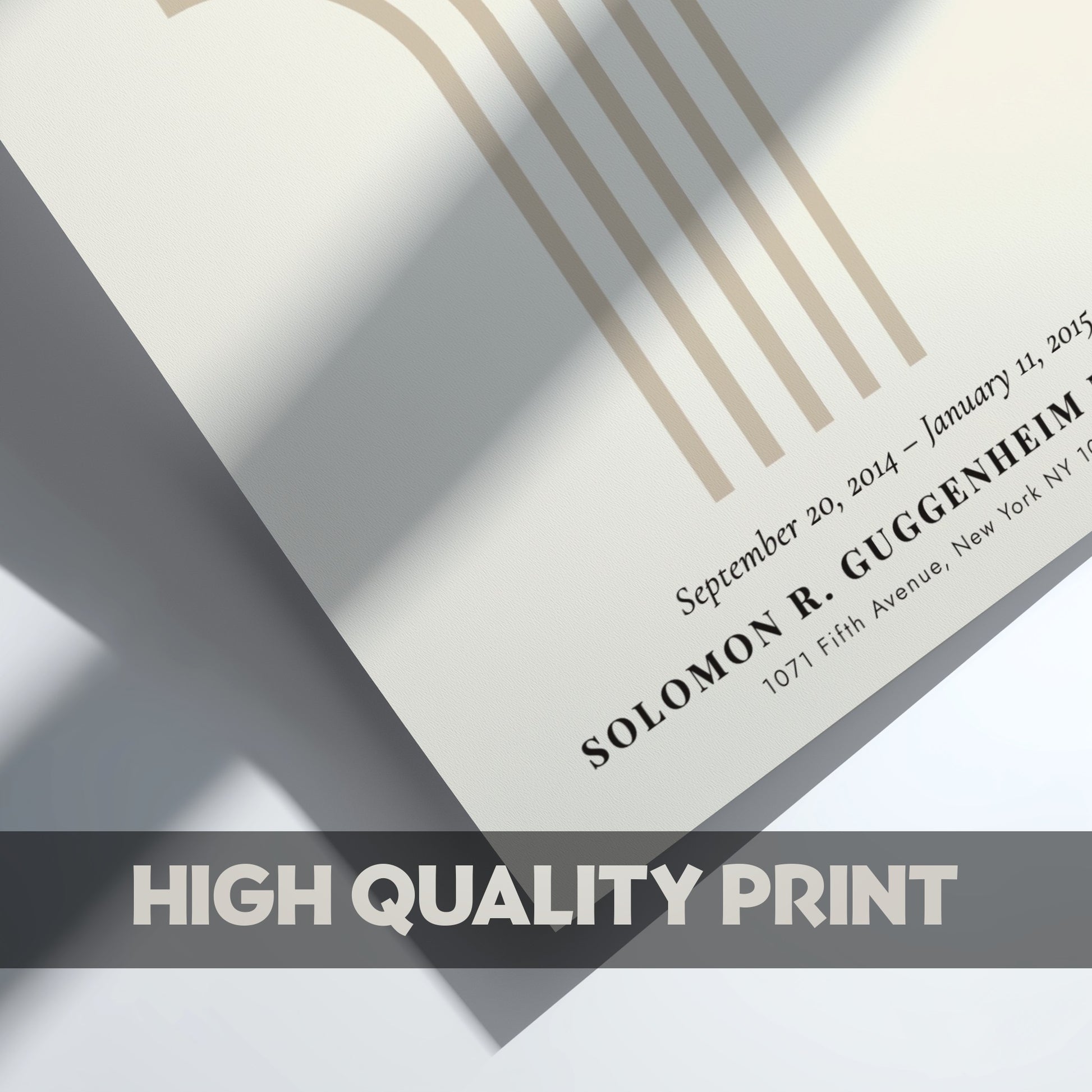 Bauhaus poster featuring abstract geometric shapes in muted colors, perfect for modern home decor.
