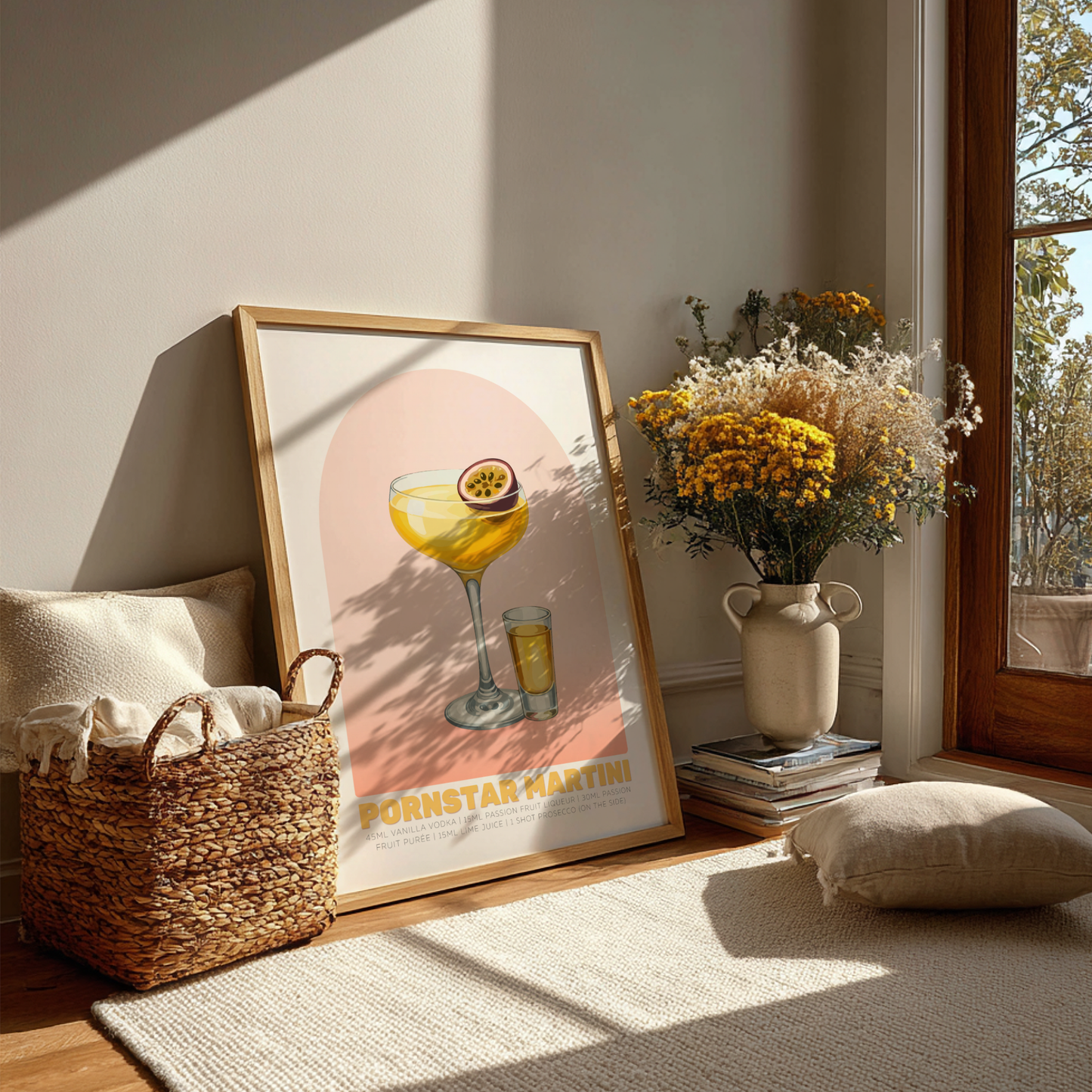 Pornstar Martini Cocktail Poster - Drinks Wall Art