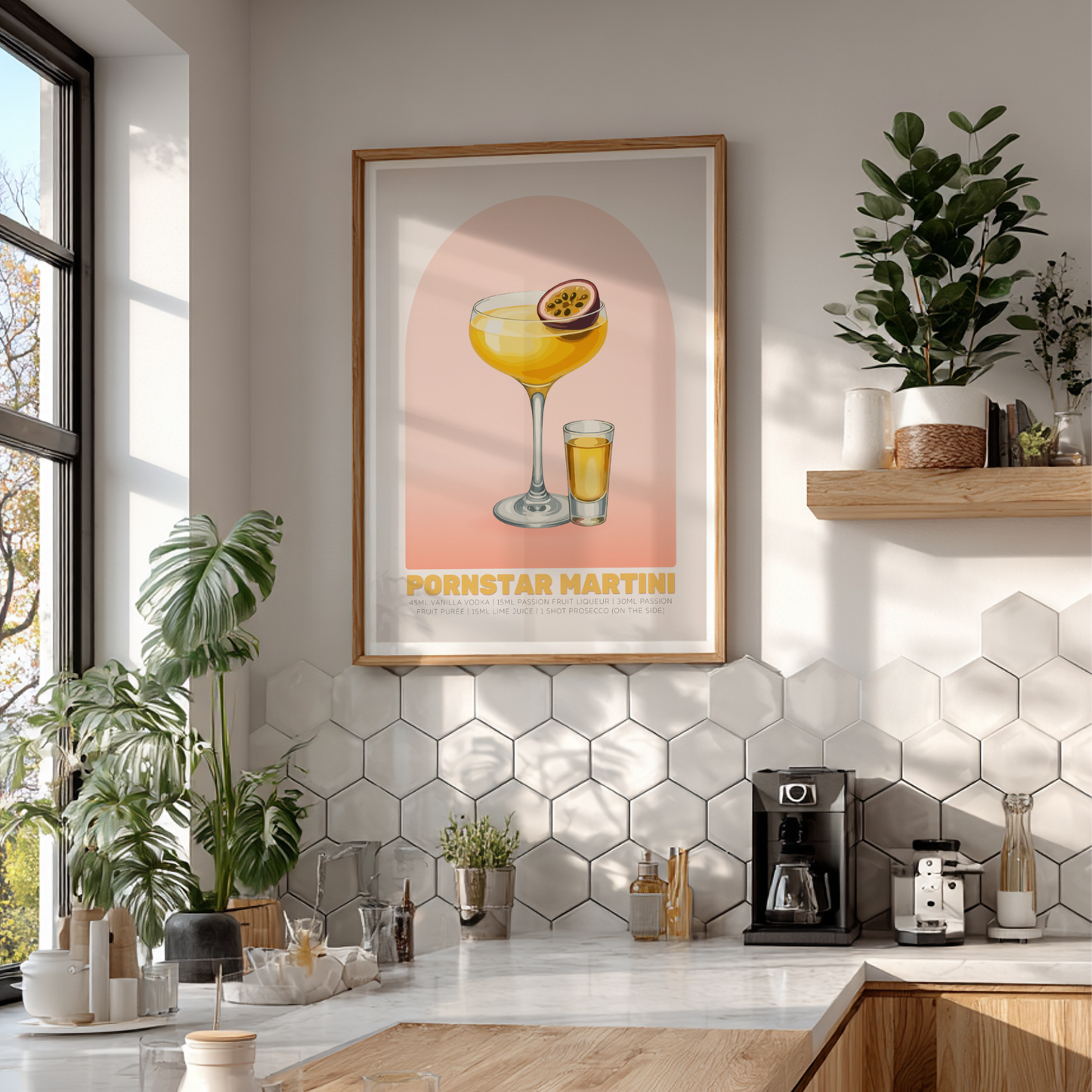Pornstar Martini Cocktail Poster - Drinks Wall Art