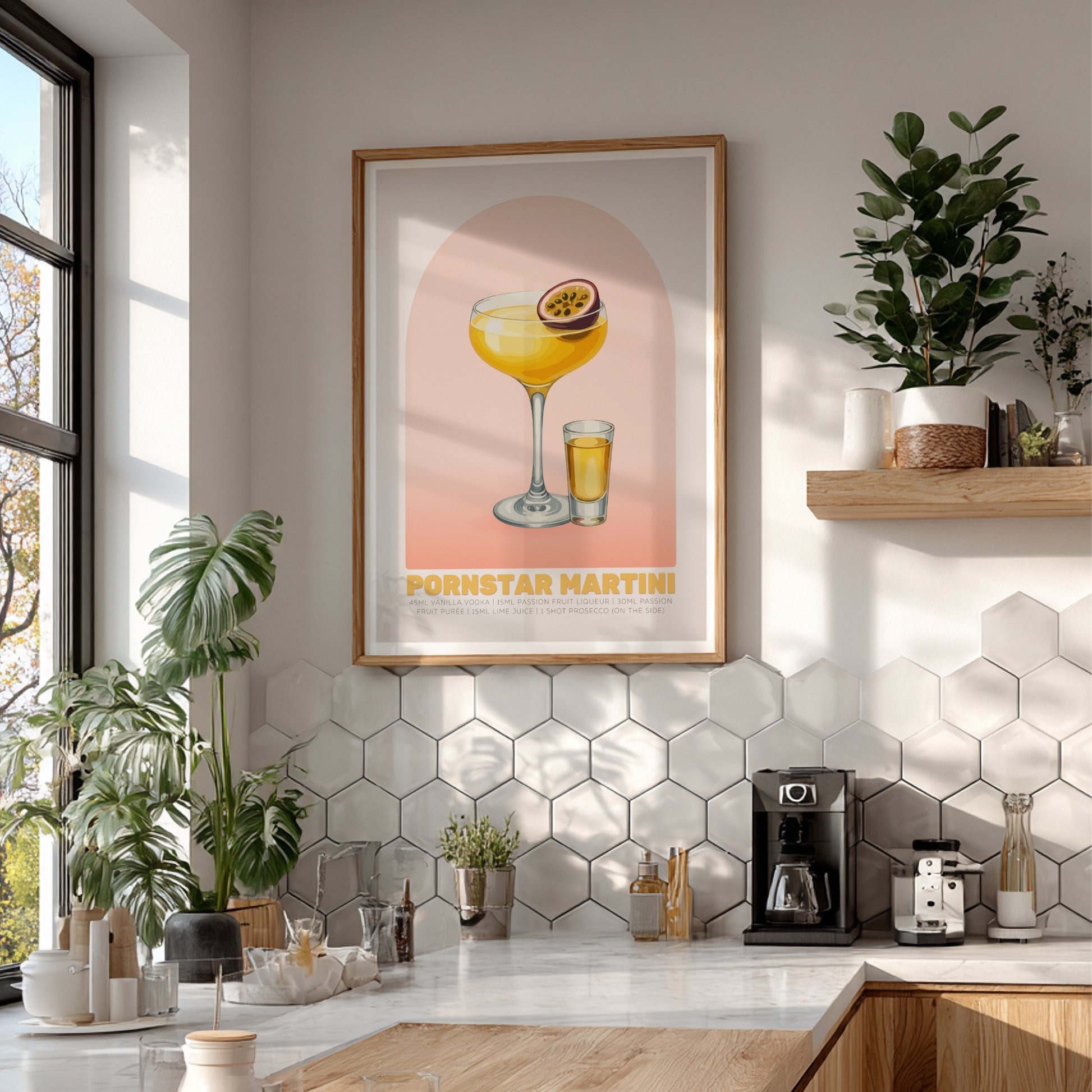 Pornstar Martini Cocktail Poster - Drinks Wall Art