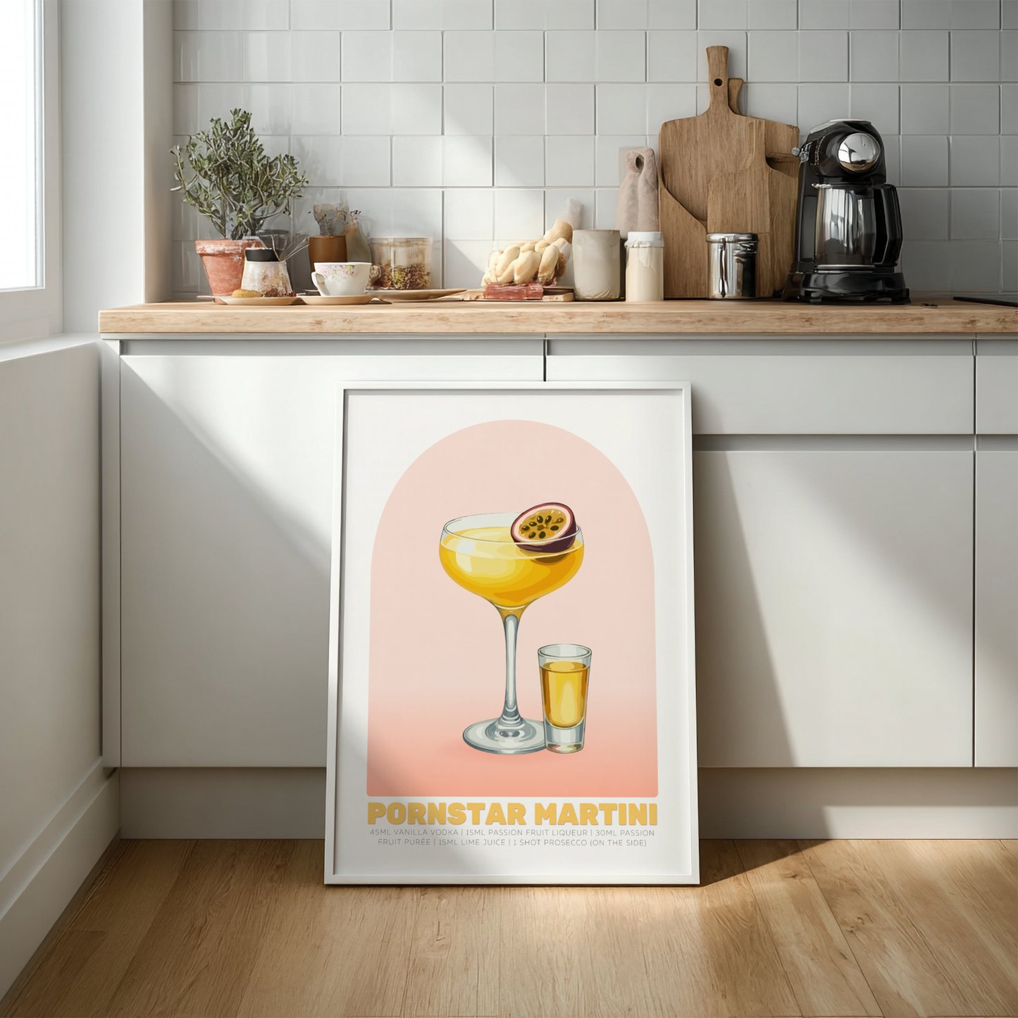 Pornstar Martini Cocktail Poster - Drinks Wall Art
