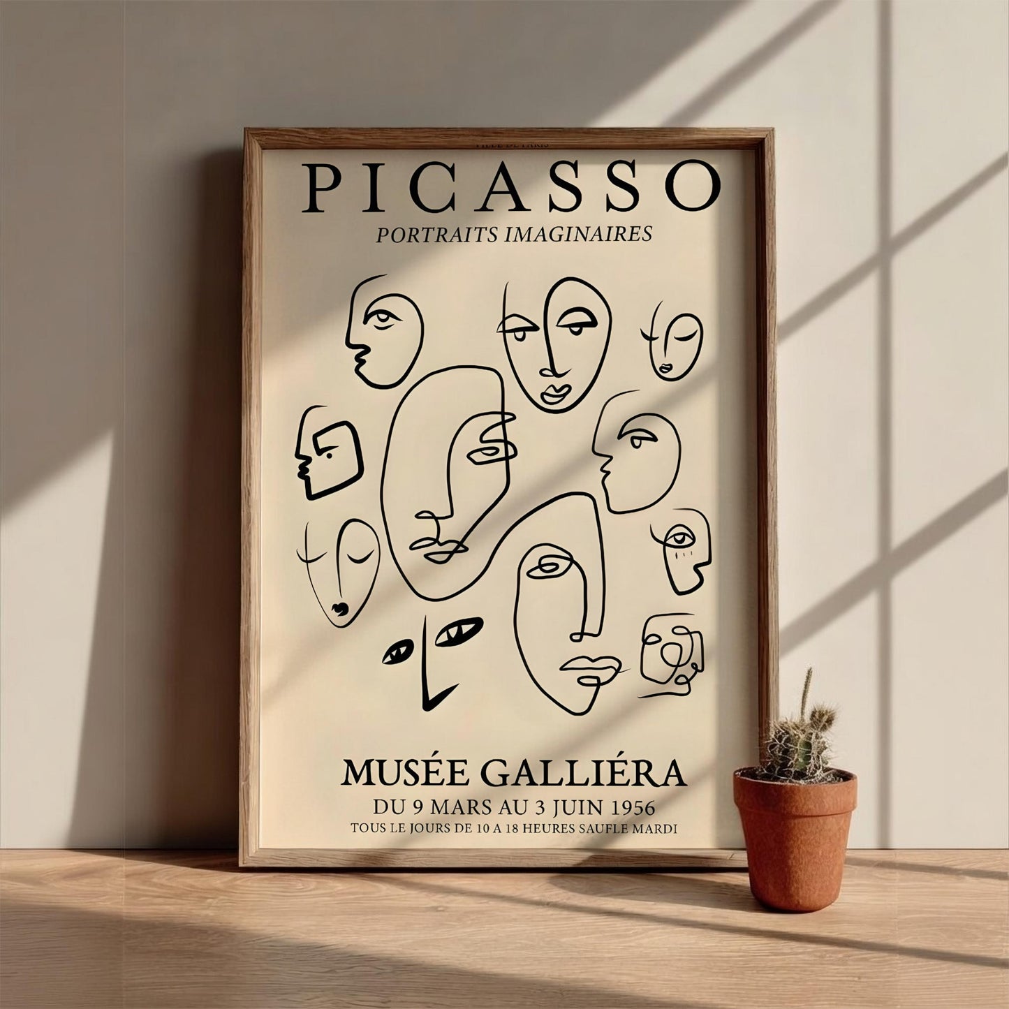Portraits Imaginaire: Picasso Inspired - Modern Minimalist Wall Art