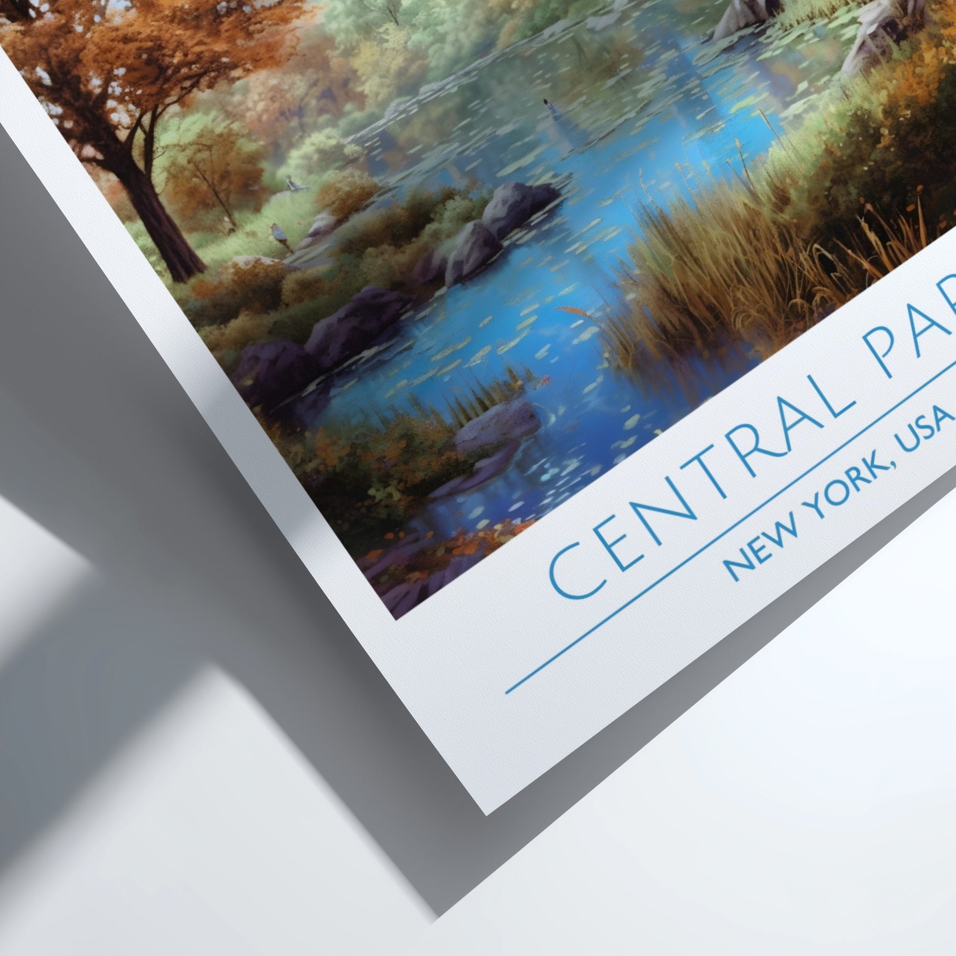 Central Park, New York: The Sanctuary – Modern Travel Art