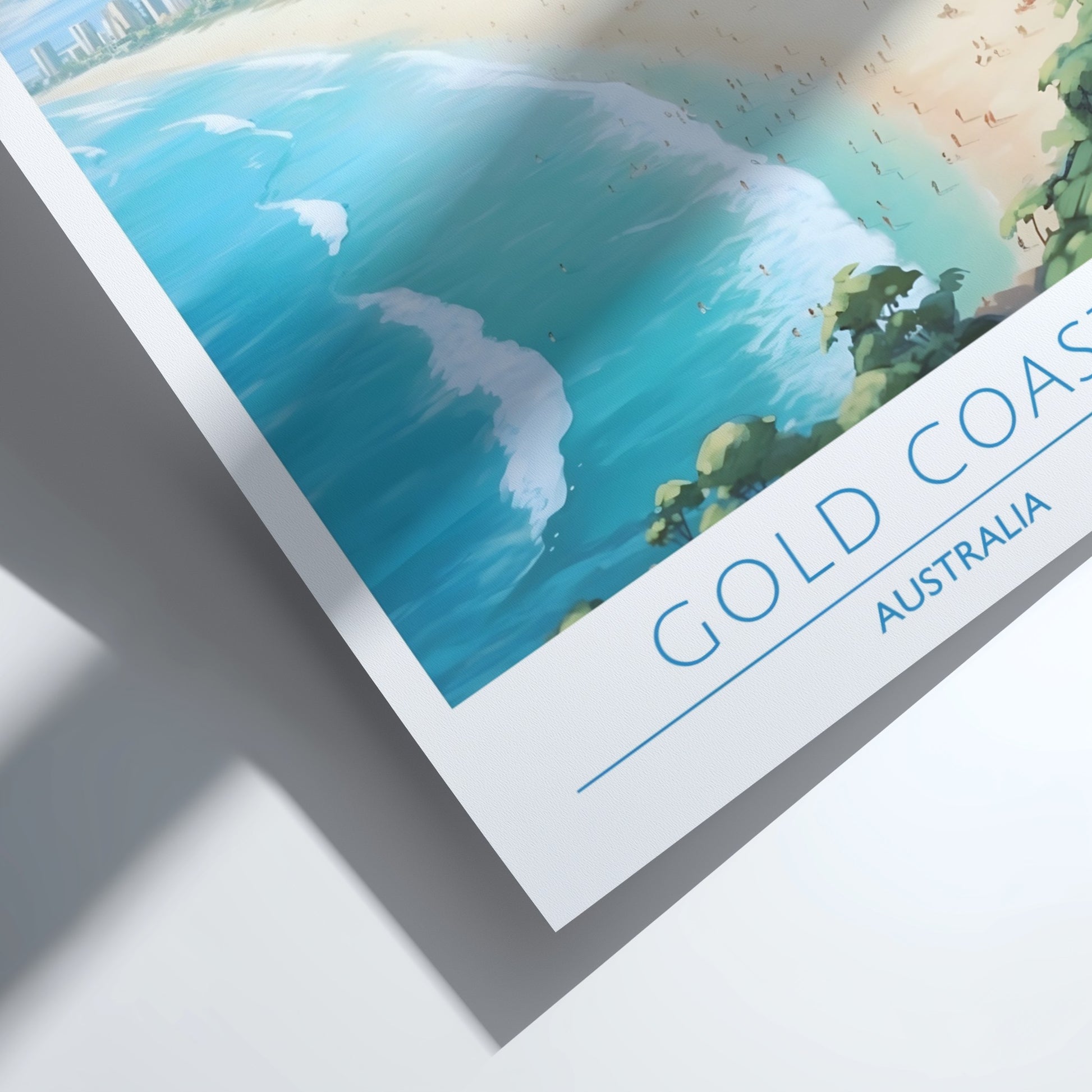 Gold Coast, Australia: The Glint – Modern Travel Art