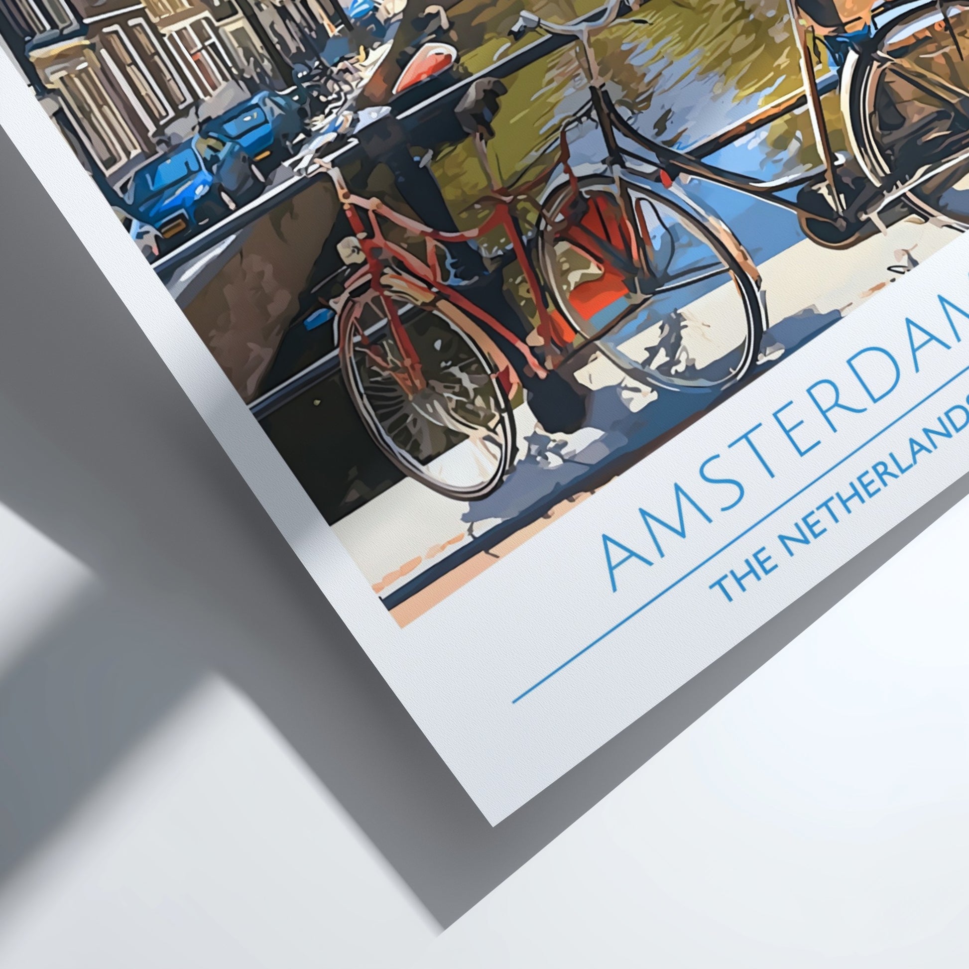 Amsterdam, Netherlands: The Cycle – Modern Travel Art