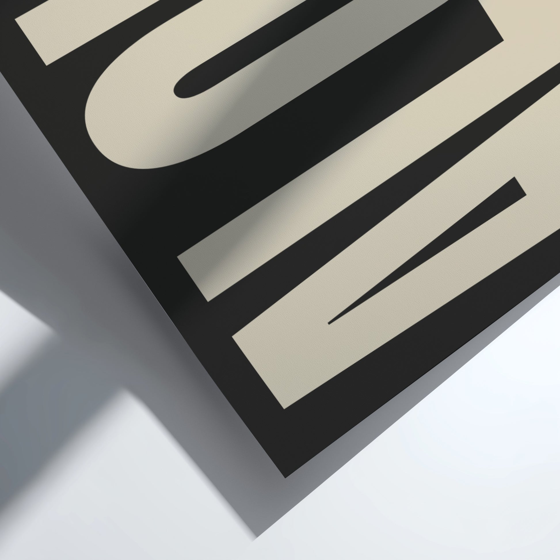 Minimalist ALOHA poster featuring modern typography, and elegant design for home decor.