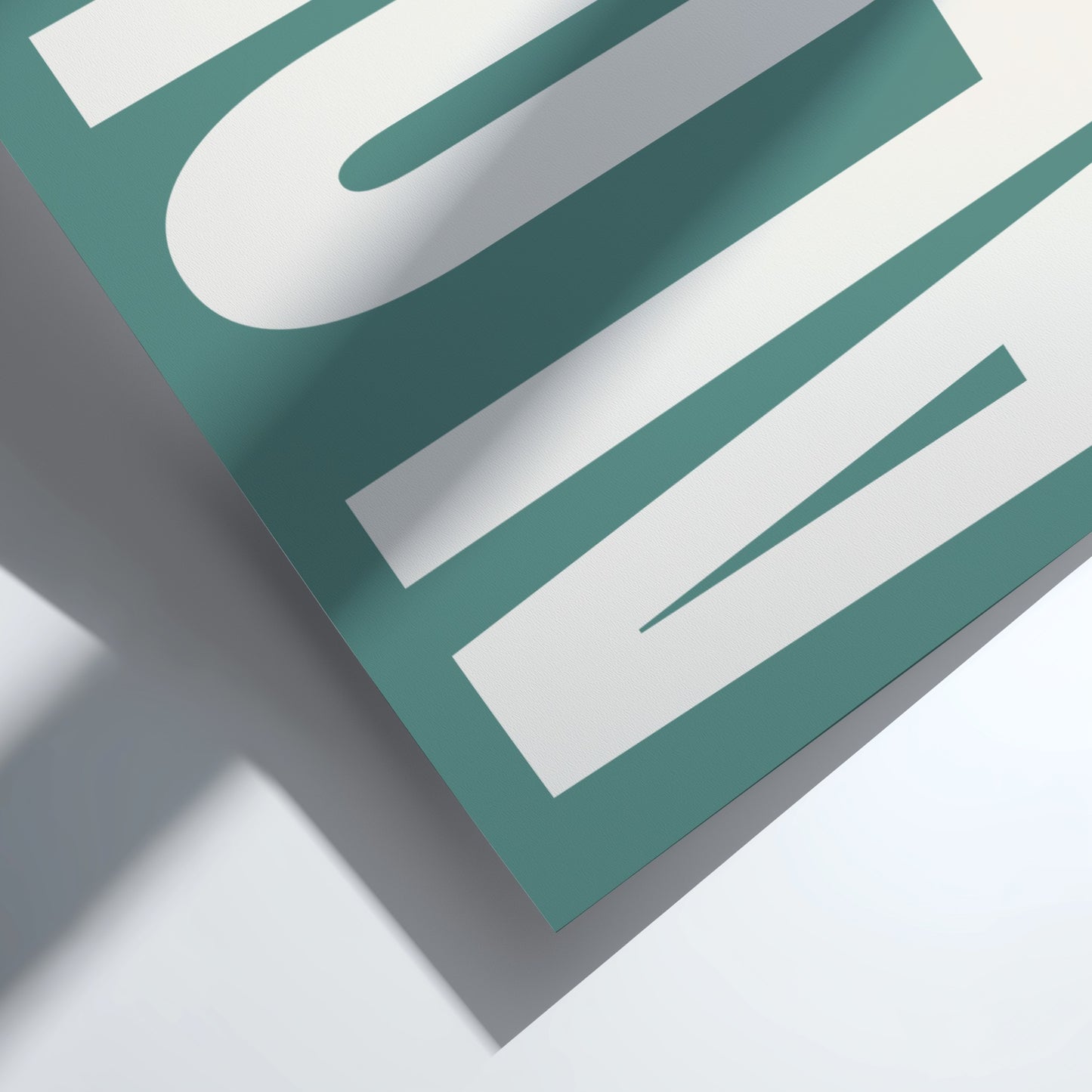 Minimalist ALOHA poster featuring modern typography, and elegant design for home decor.