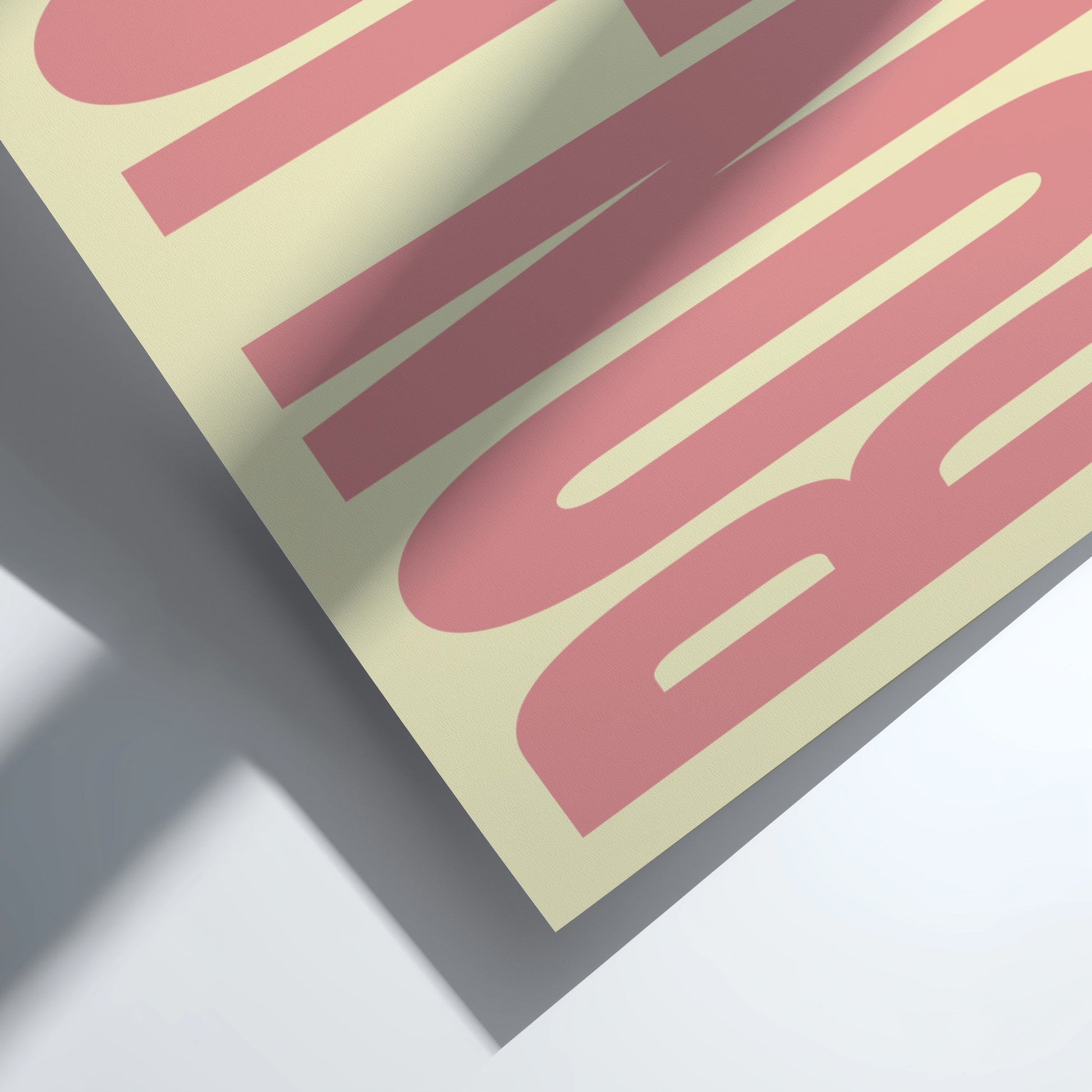 Minimalist BONJOUR poster featuring modern typography, and elegant design for home decor.