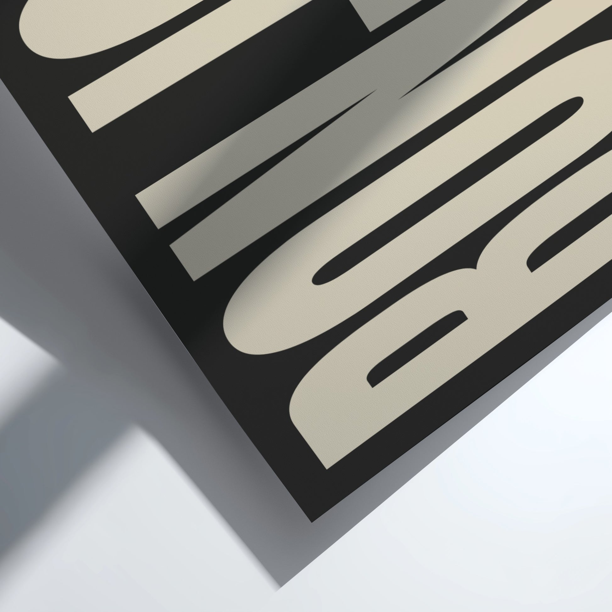 Minimalist BONJOUR poster featuring modern typography, and elegant design for home decor.