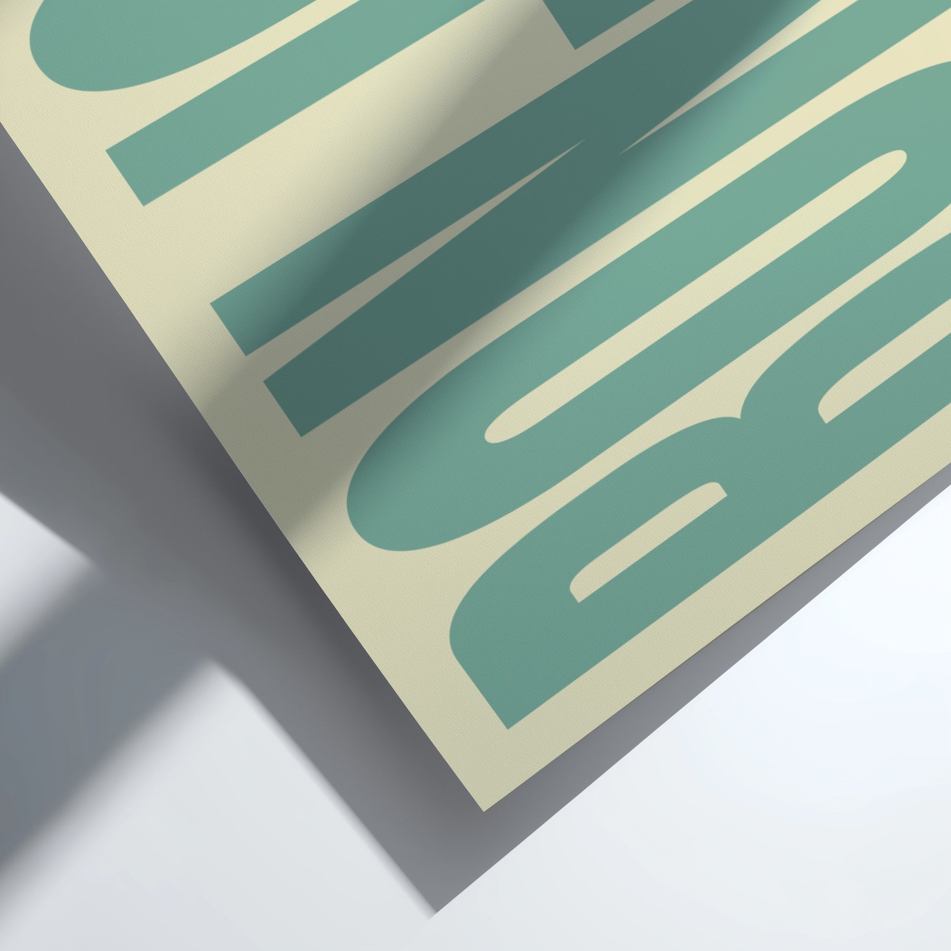 Minimalist BONJOUR poster featuring modern typography, and elegant design for home decor.