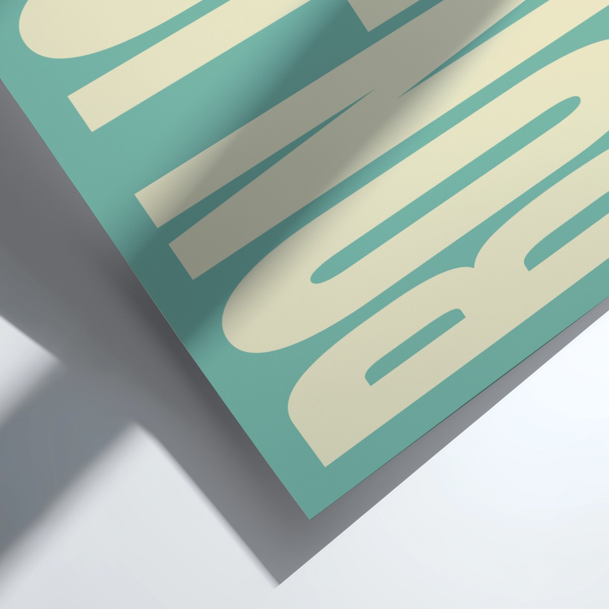 Minimalist BONJOUR poster featuring modern typography, and elegant design for home decor.