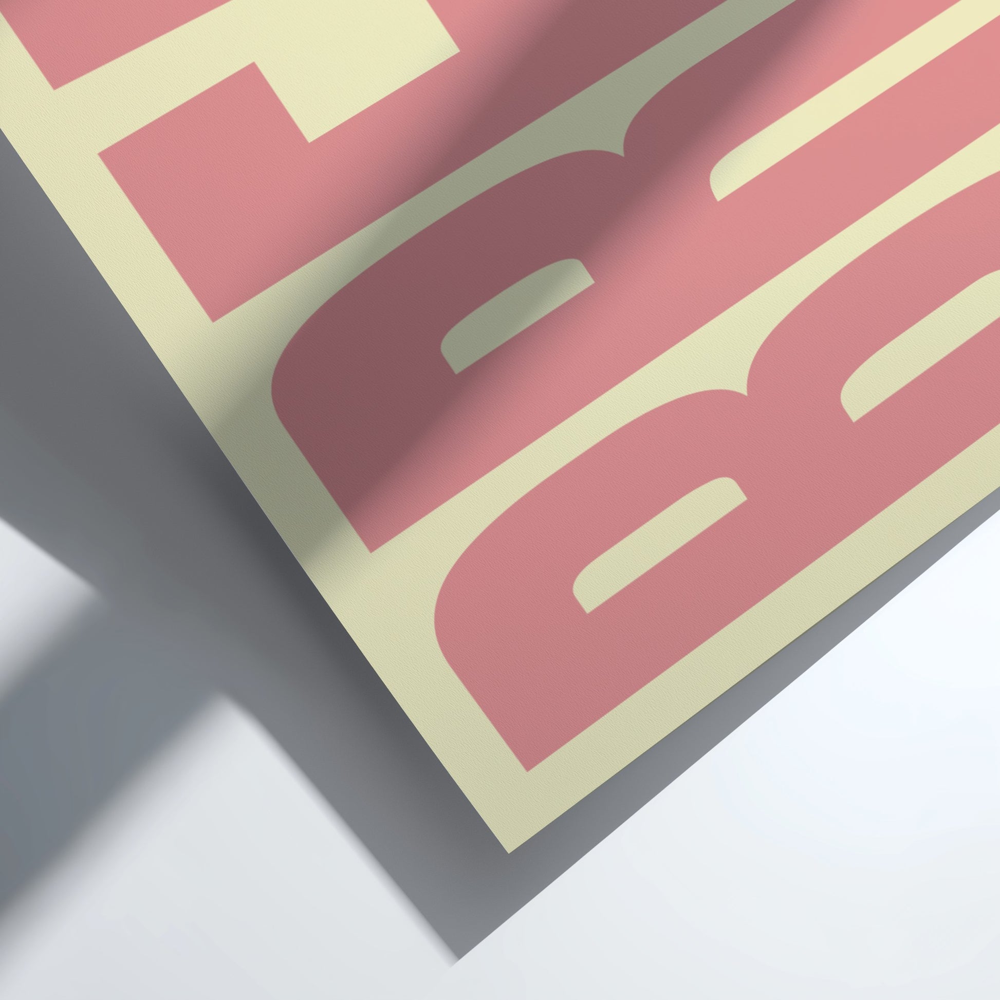 Minimalist bread poster featuring modern typography, and elegant design for home decor.