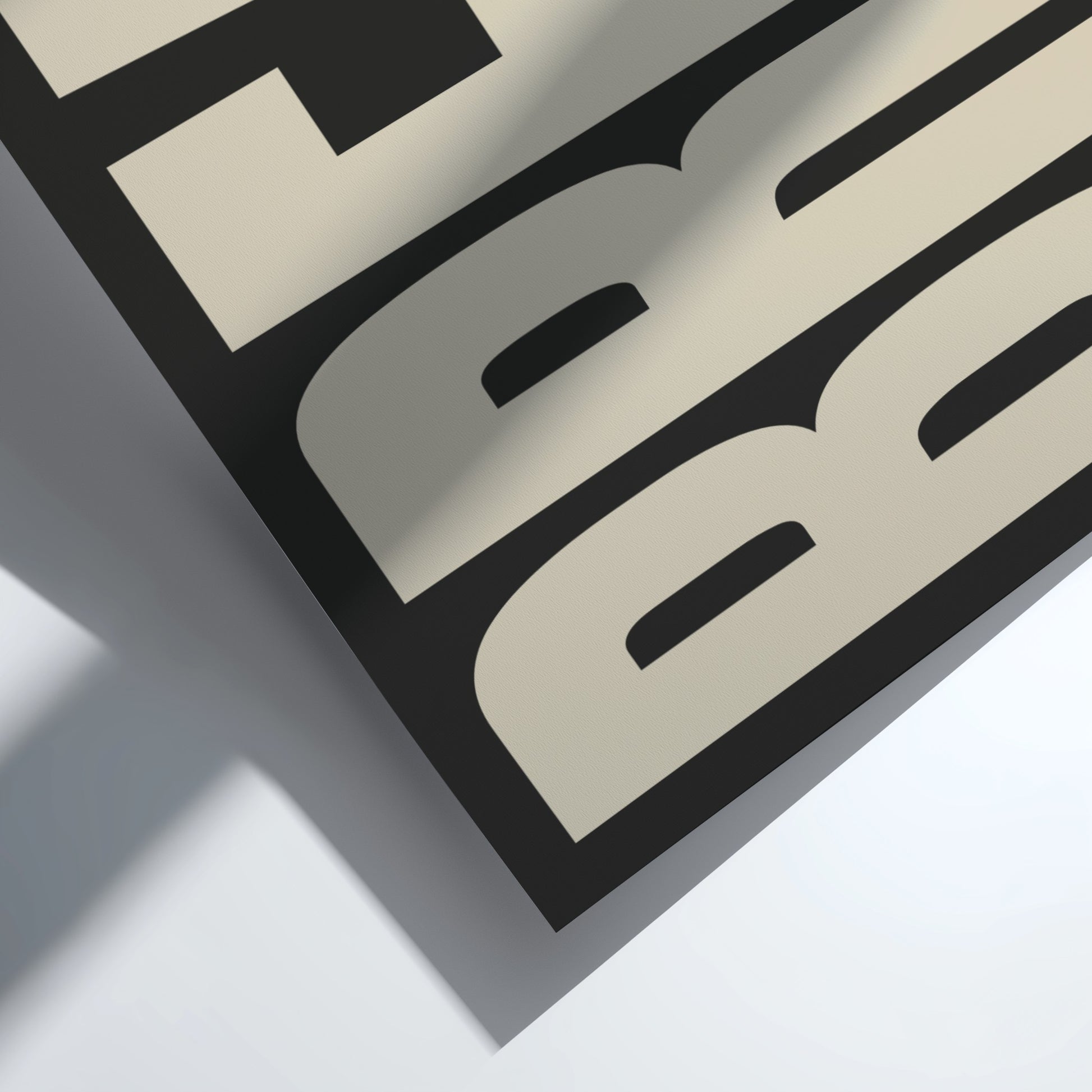 Minimalist bread poster featuring modern typography, and elegant design for home decor.