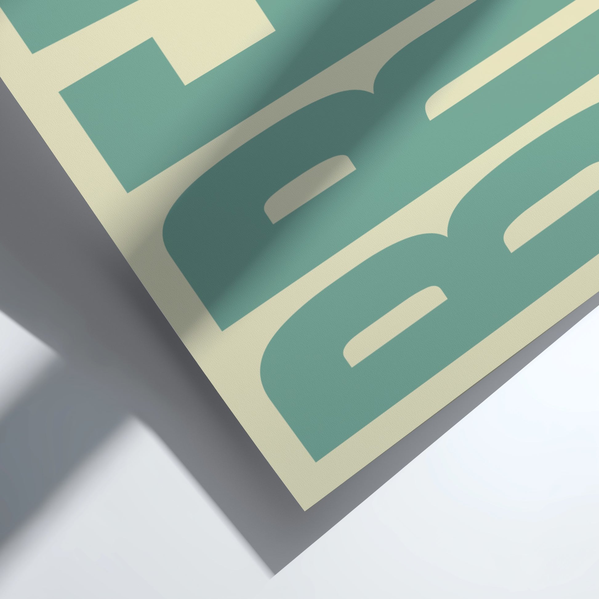 Minimalist bread poster featuring modern typography, and elegant design for home decor.