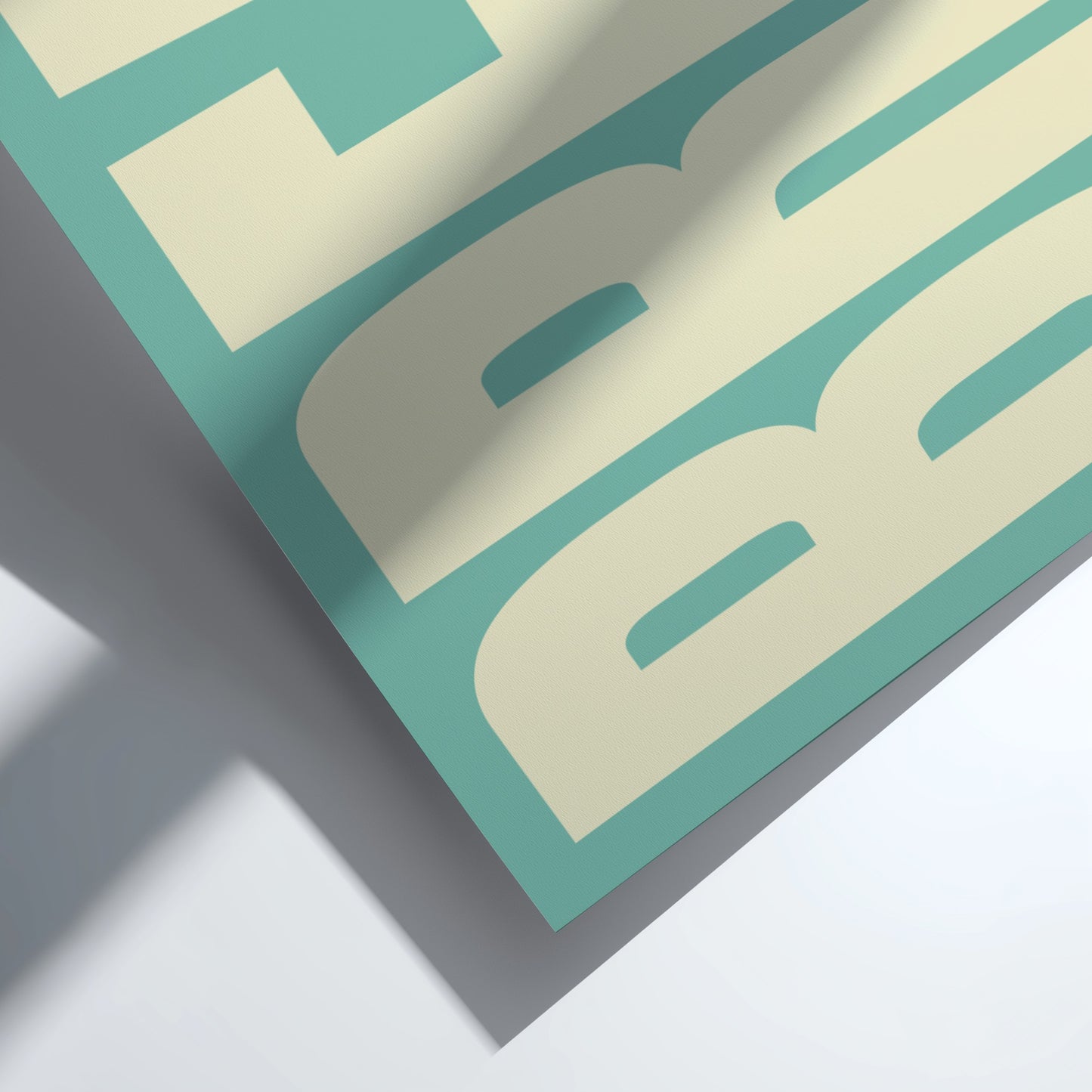 Minimalist bread poster featuring modern typography, and elegant design for home decor.