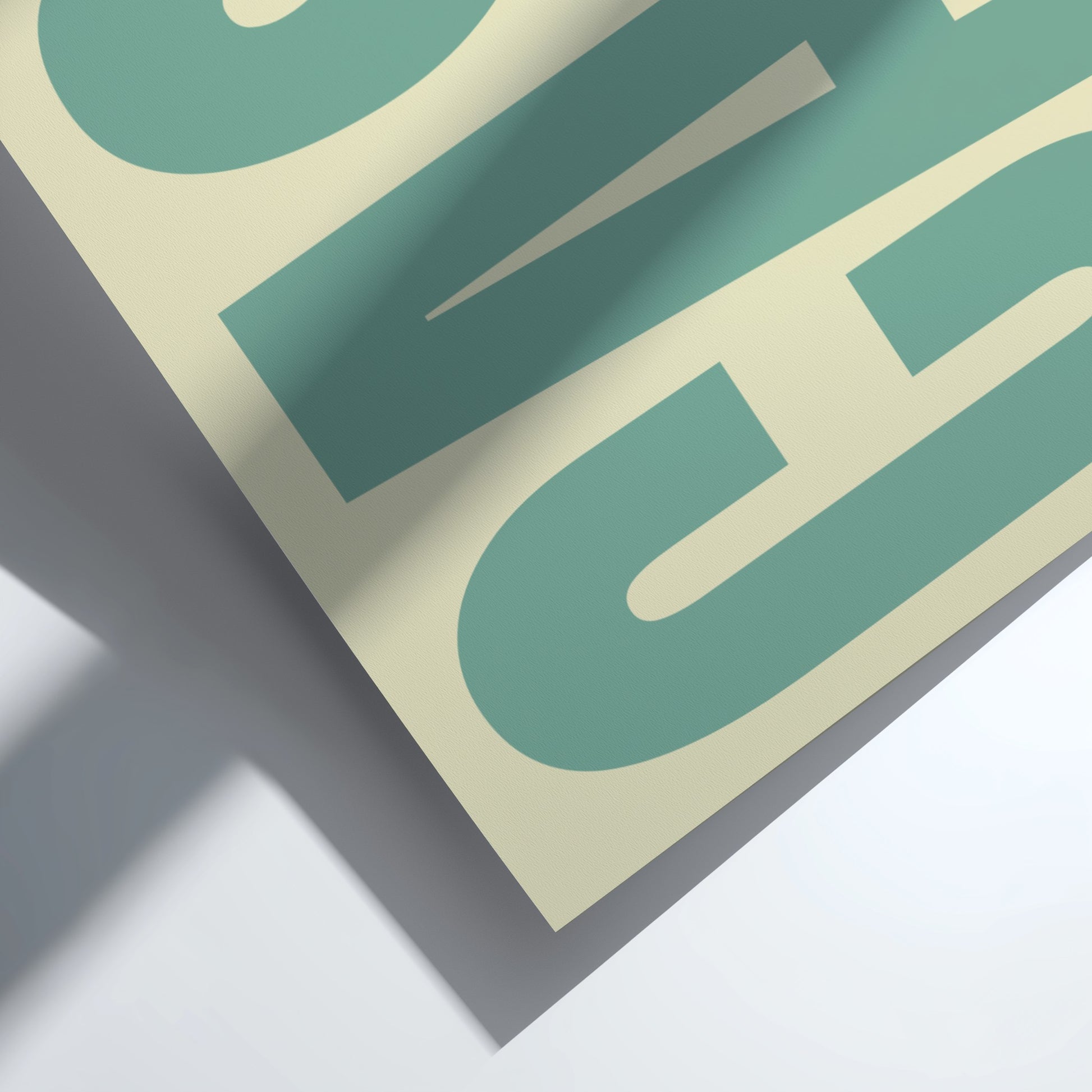 Casa poster featuring bold typography, modern wall art for home decor