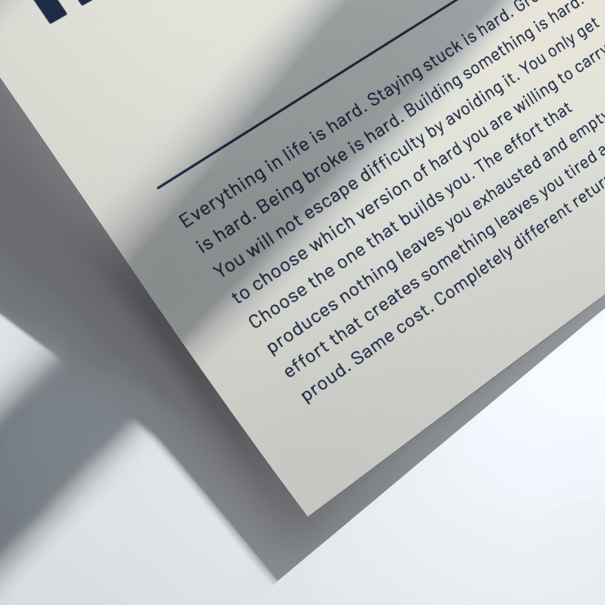 Text on a page with a white background