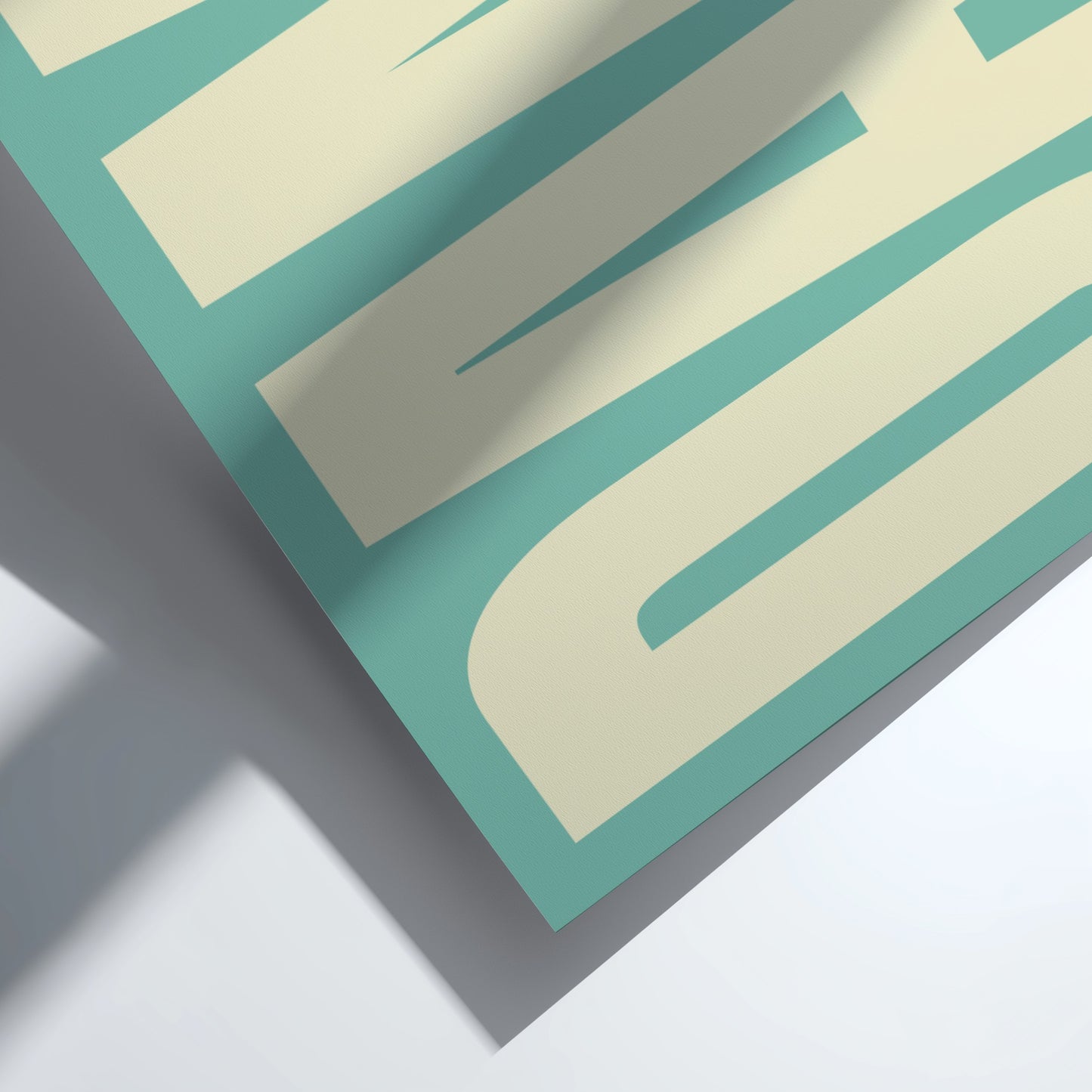 Modern poster featuring bold typography, ideal for home decor.