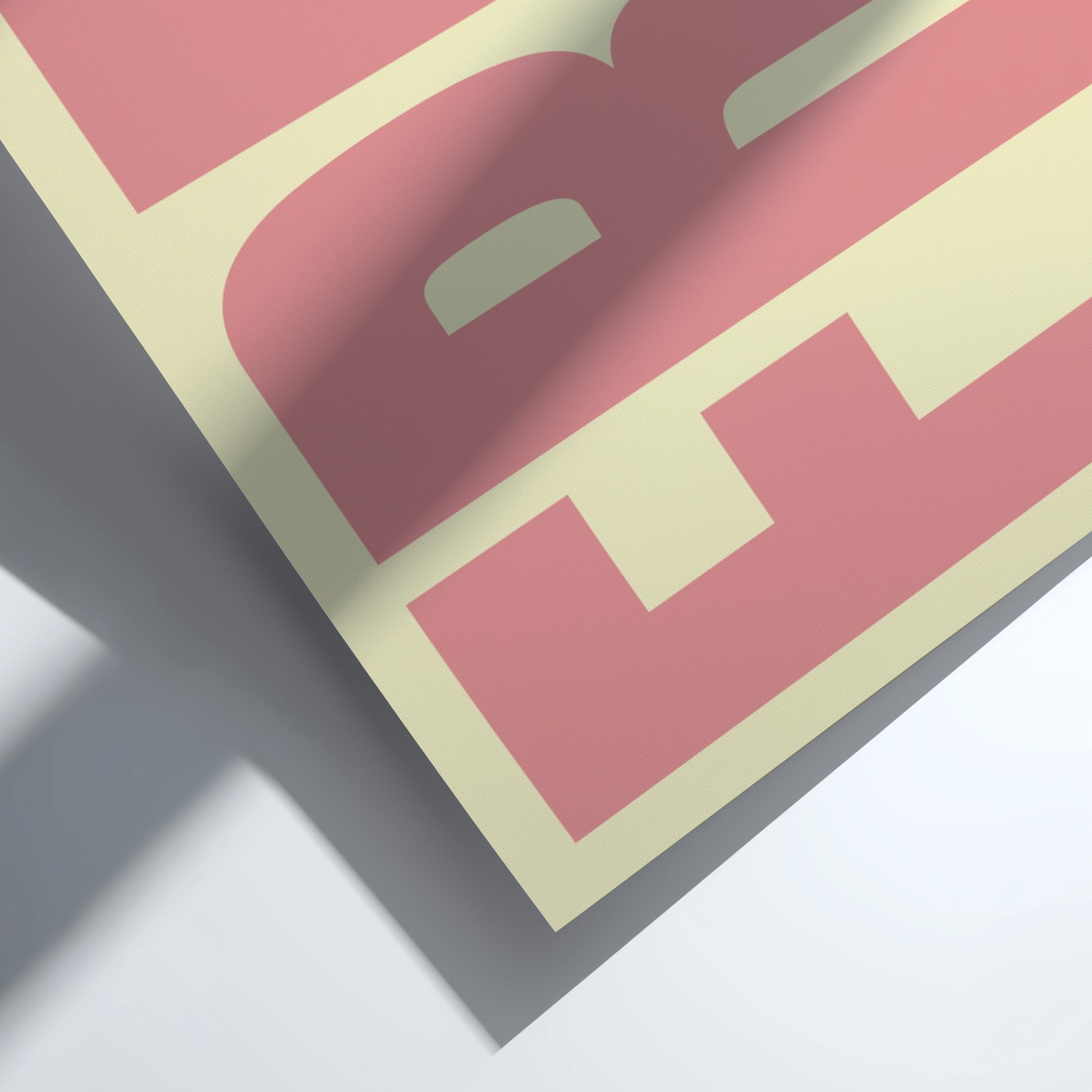 poster featuring the word 'Free' in bold typography, ideal for home decor.