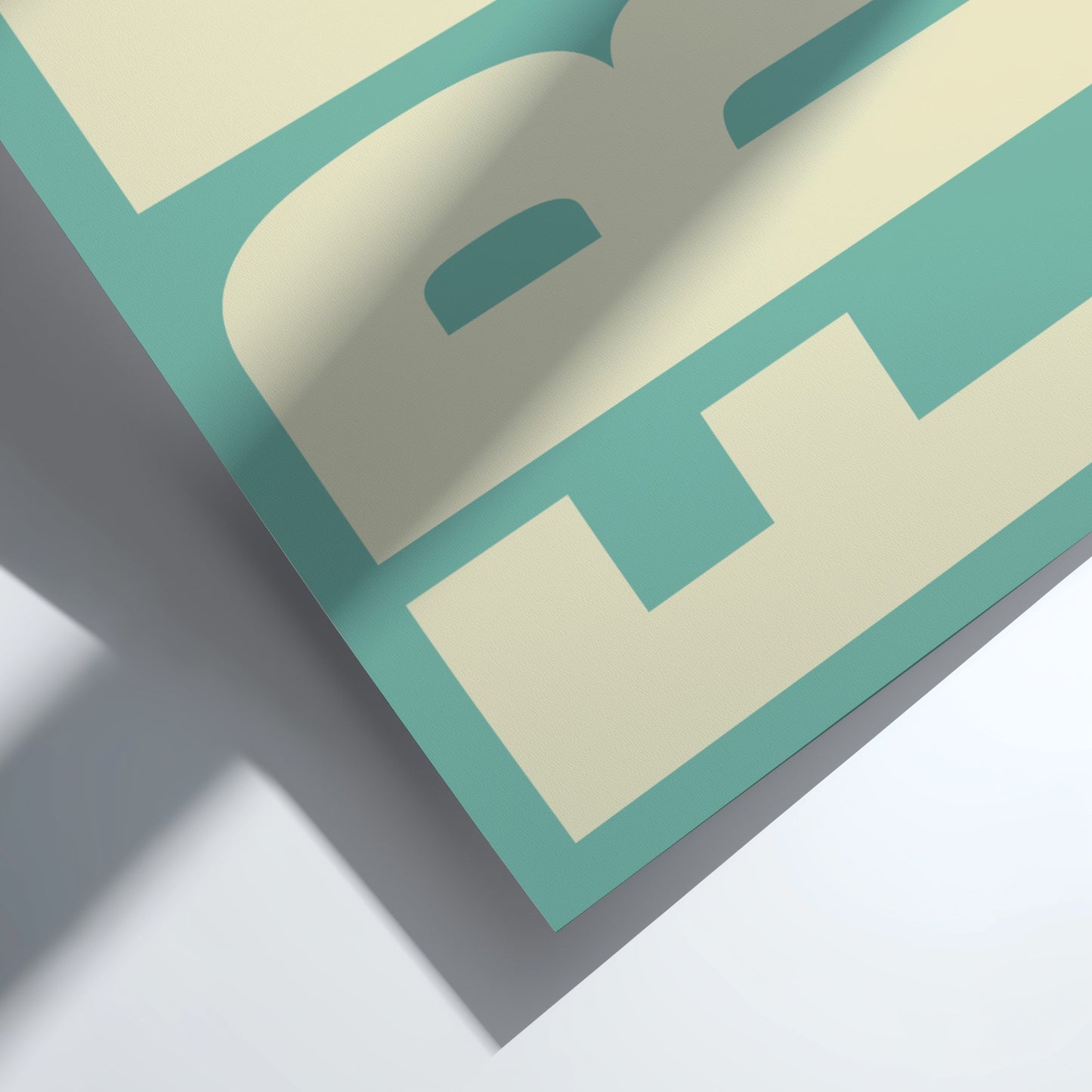 poster featuring the word 'Free' in bold typography, ideal for home decor.