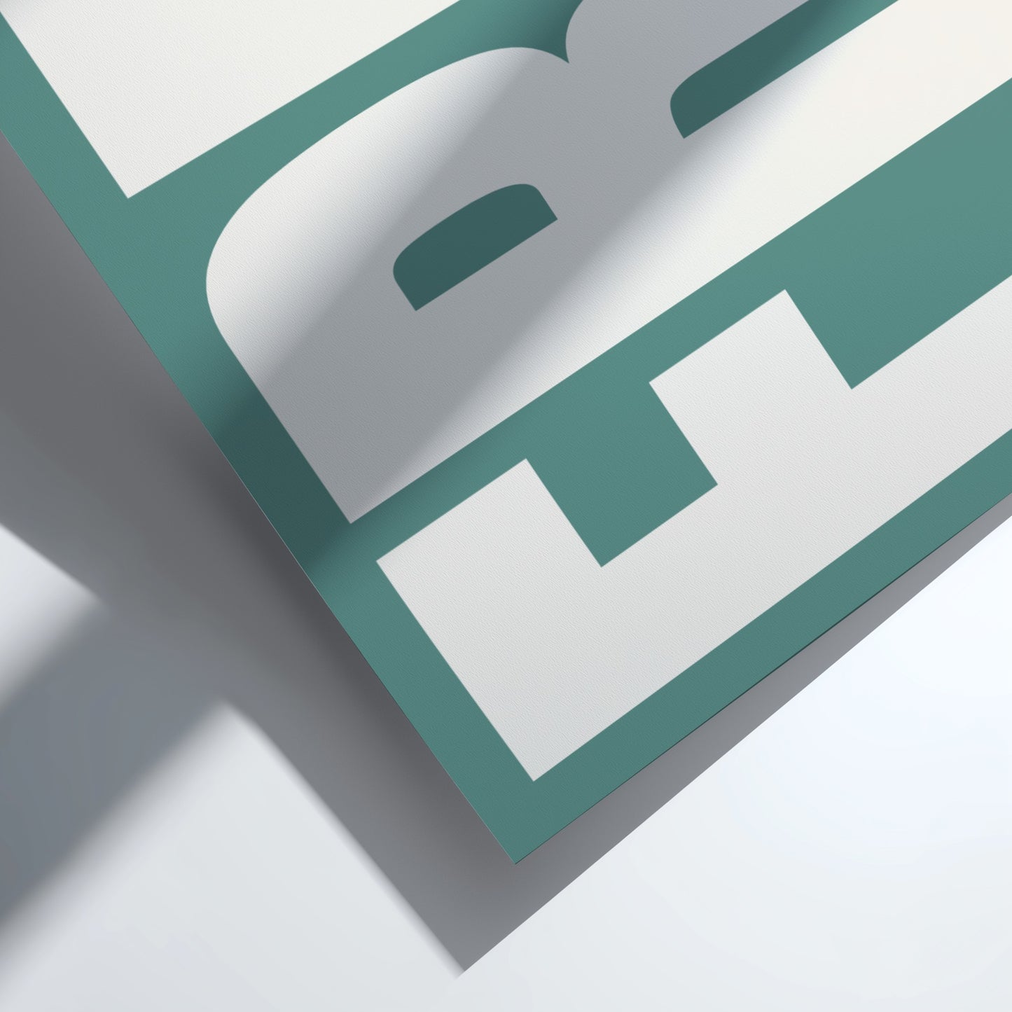 poster featuring the word 'Free' in bold typography, ideal for home decor.