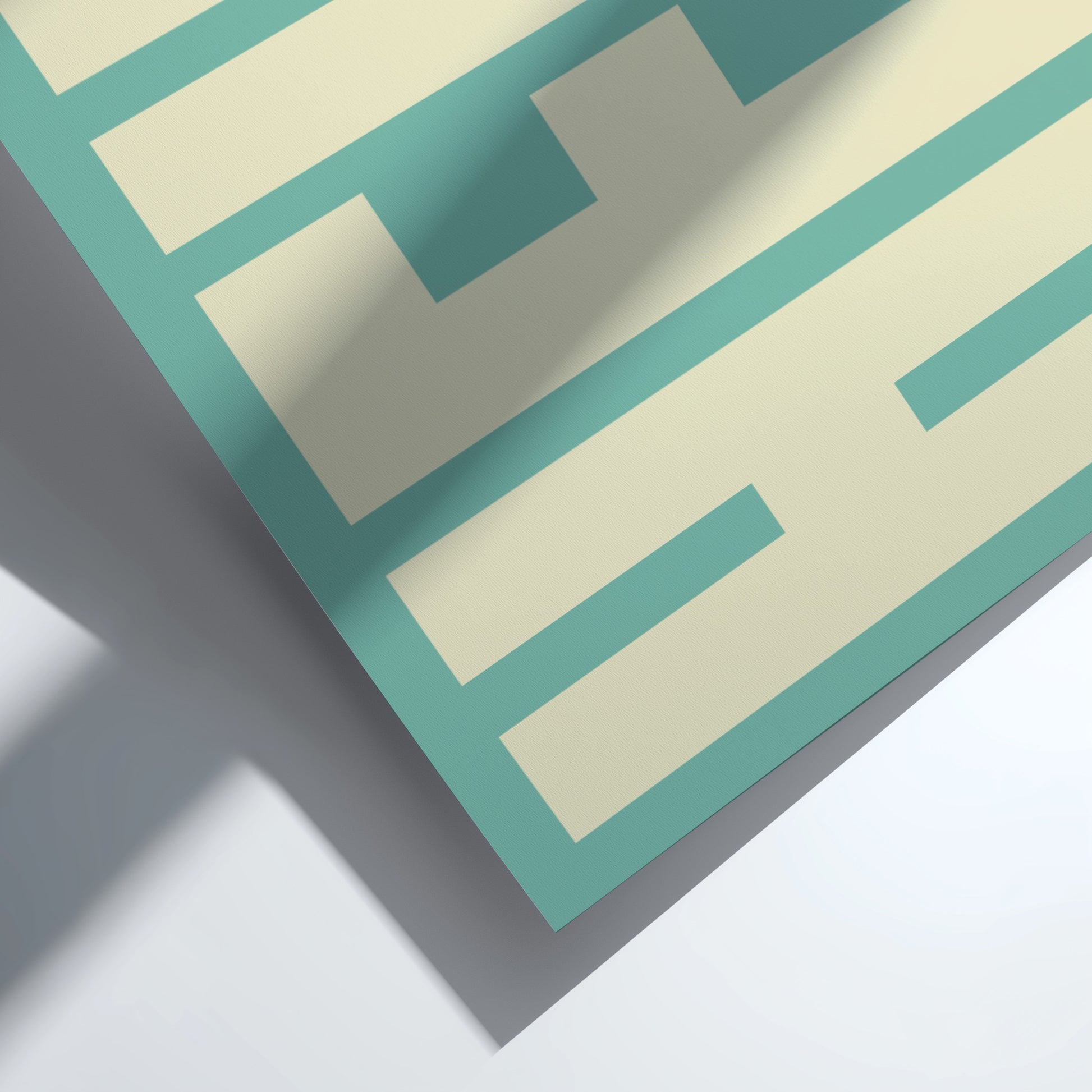 HEIM poster featuring bold typography, minimalist design for modern decor