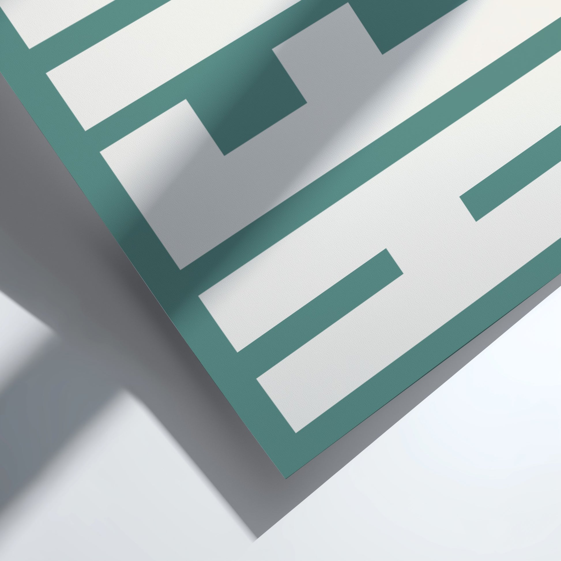 HEIM poster featuring bold typography, minimalist design for modern decor