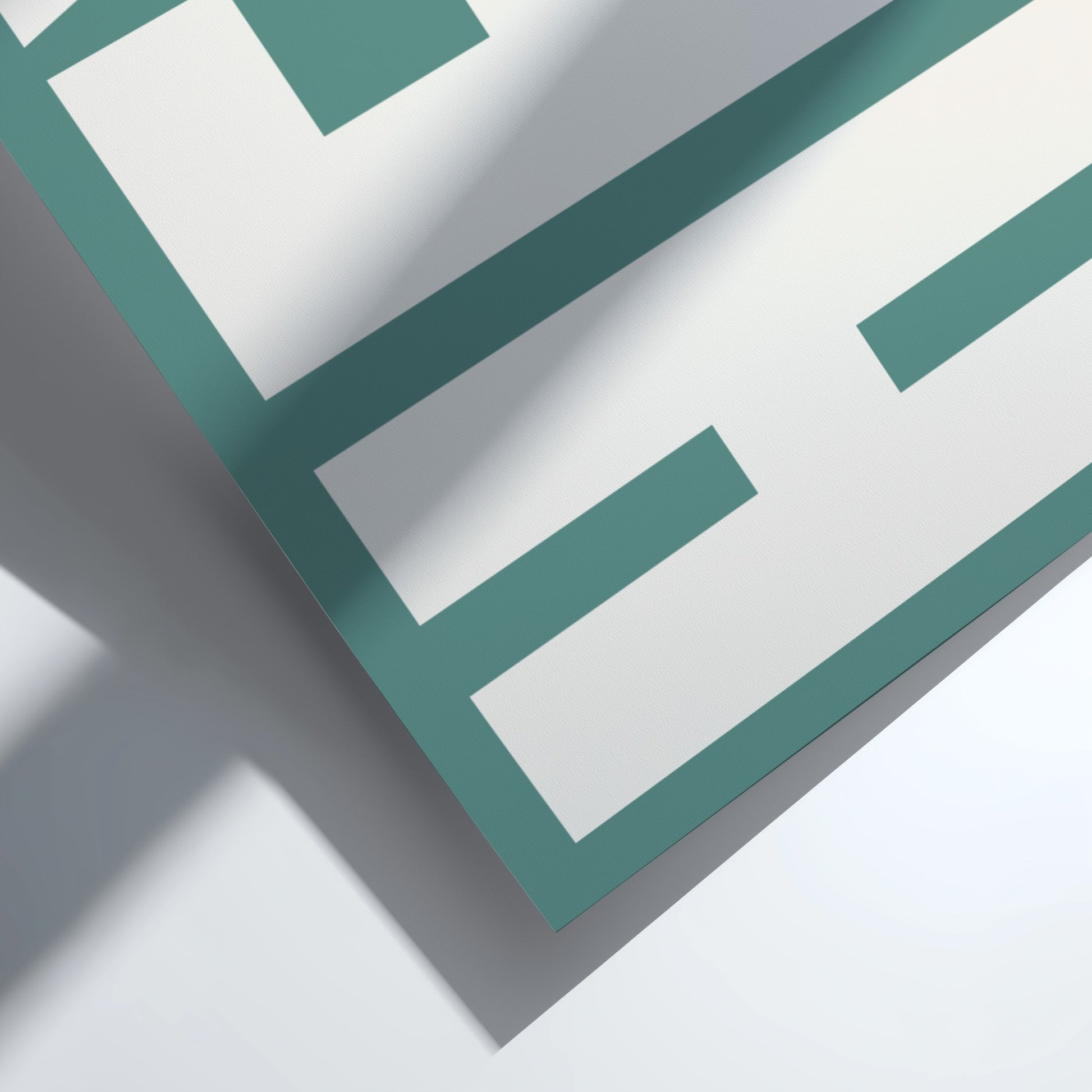 HEY poster featuring bold typography, minimalist design for modern decor