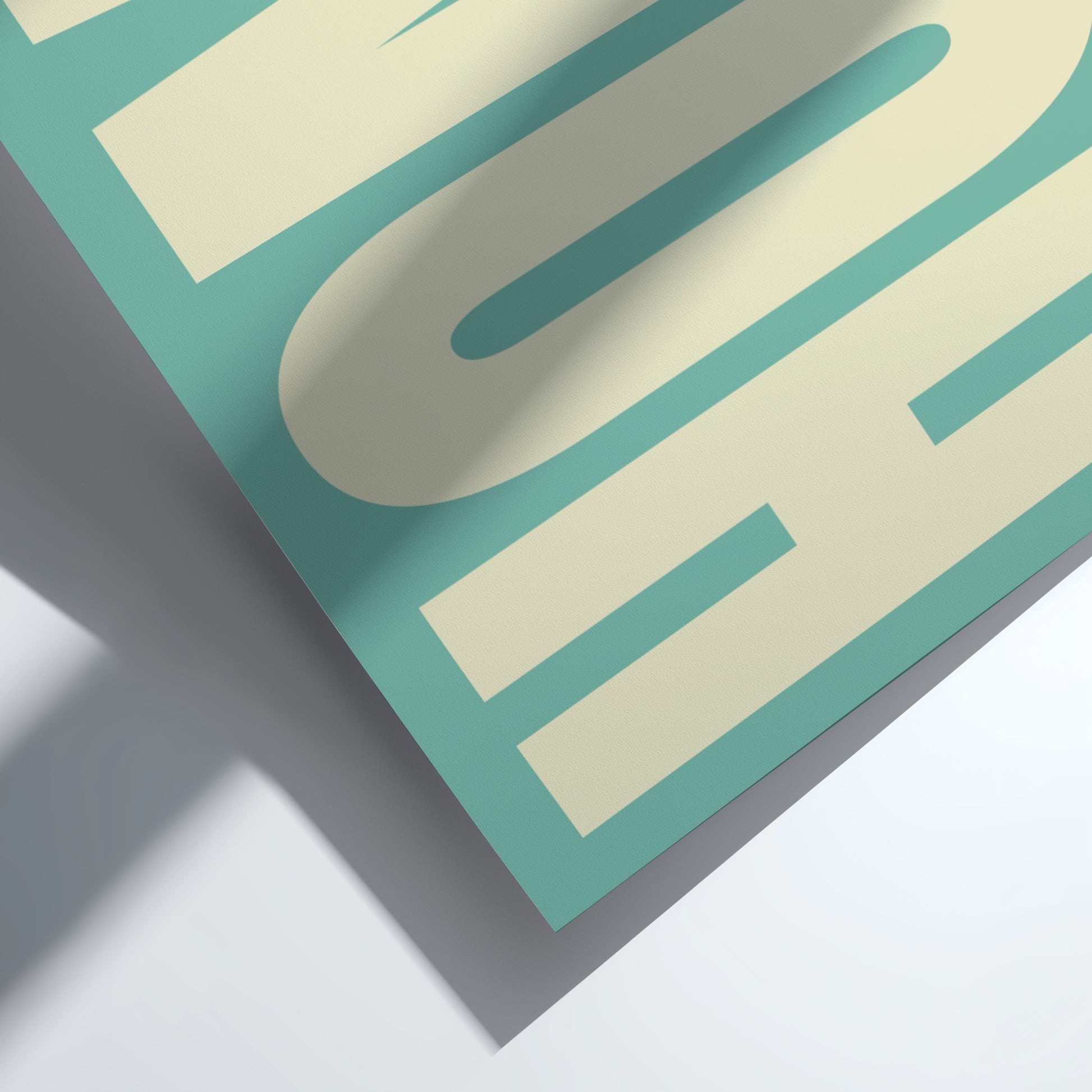 Home poster featuring bold typography, minimalist design for modern decor