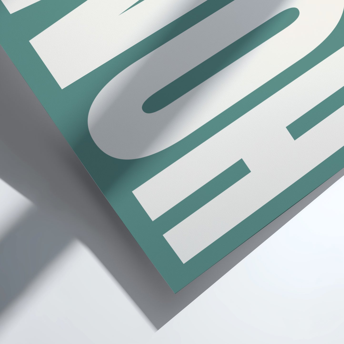 Home poster featuring bold typography, minimalist design for modern decor