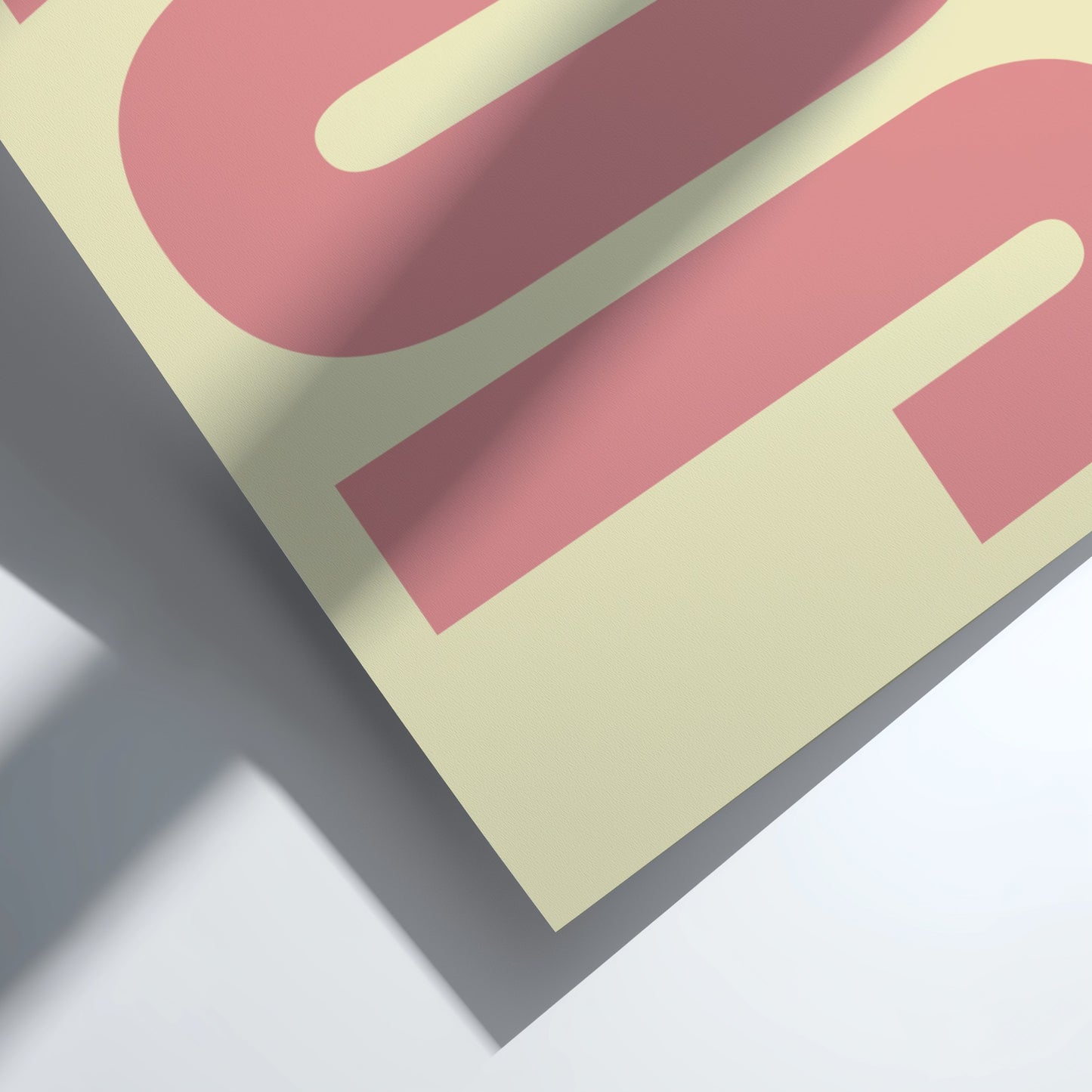 Joy poster featuring bold typography, modern design, and minimalist style