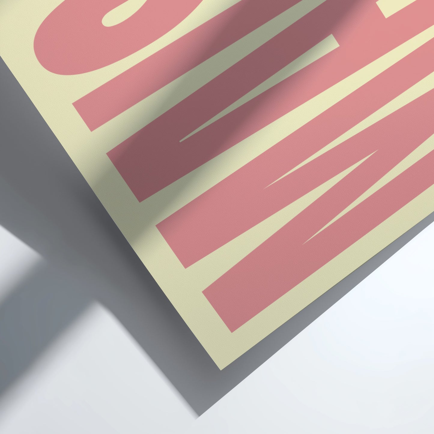 Maison poster featuring a bold typography, modern wall art for home decor.