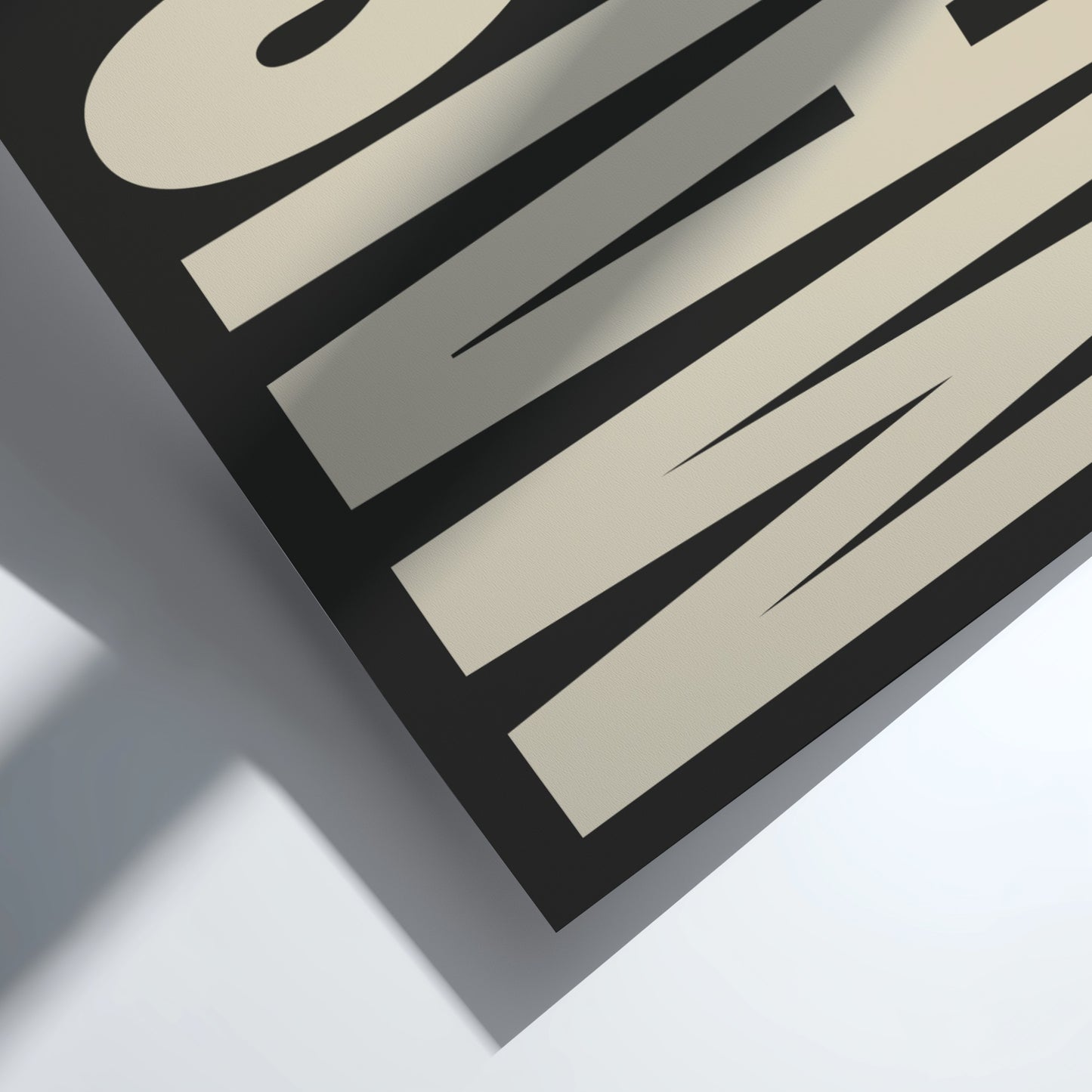 Maison poster featuring a bold typography, modern wall art for home decor.