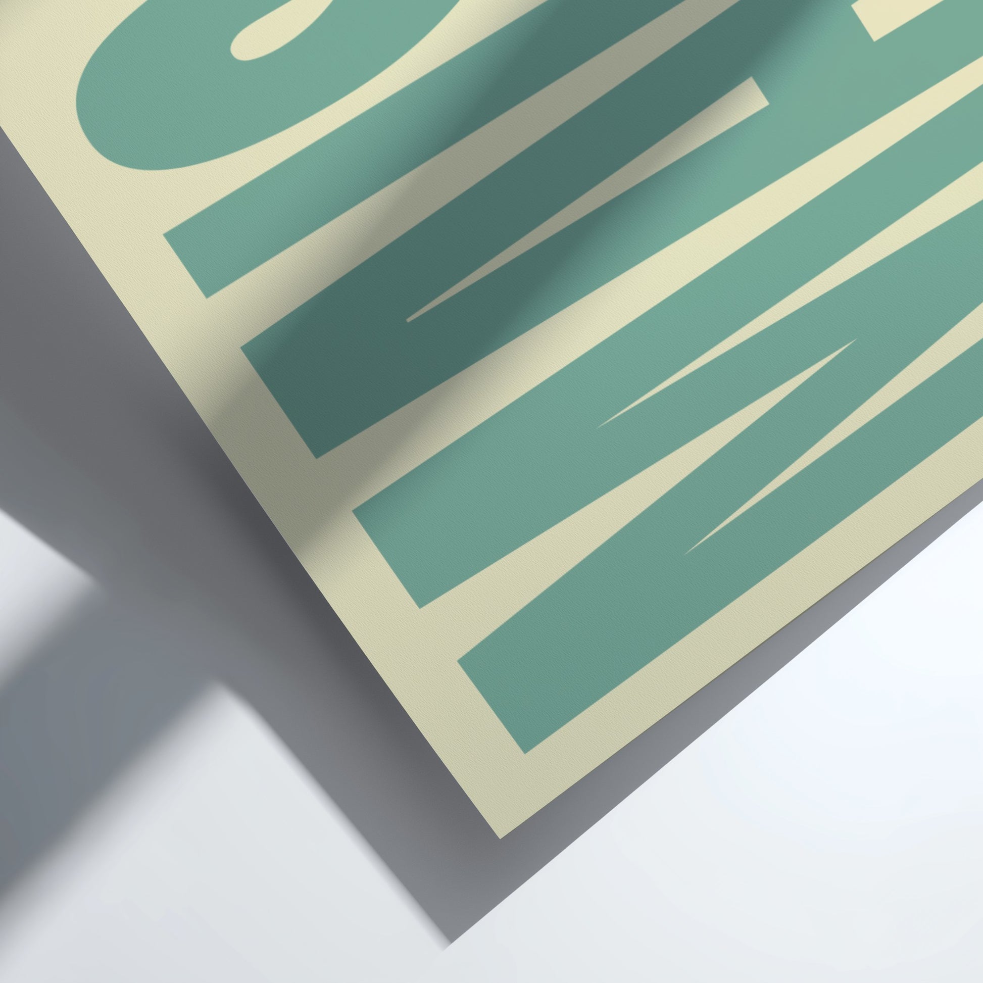 Maison poster featuring a bold typography, modern wall art for home decor.