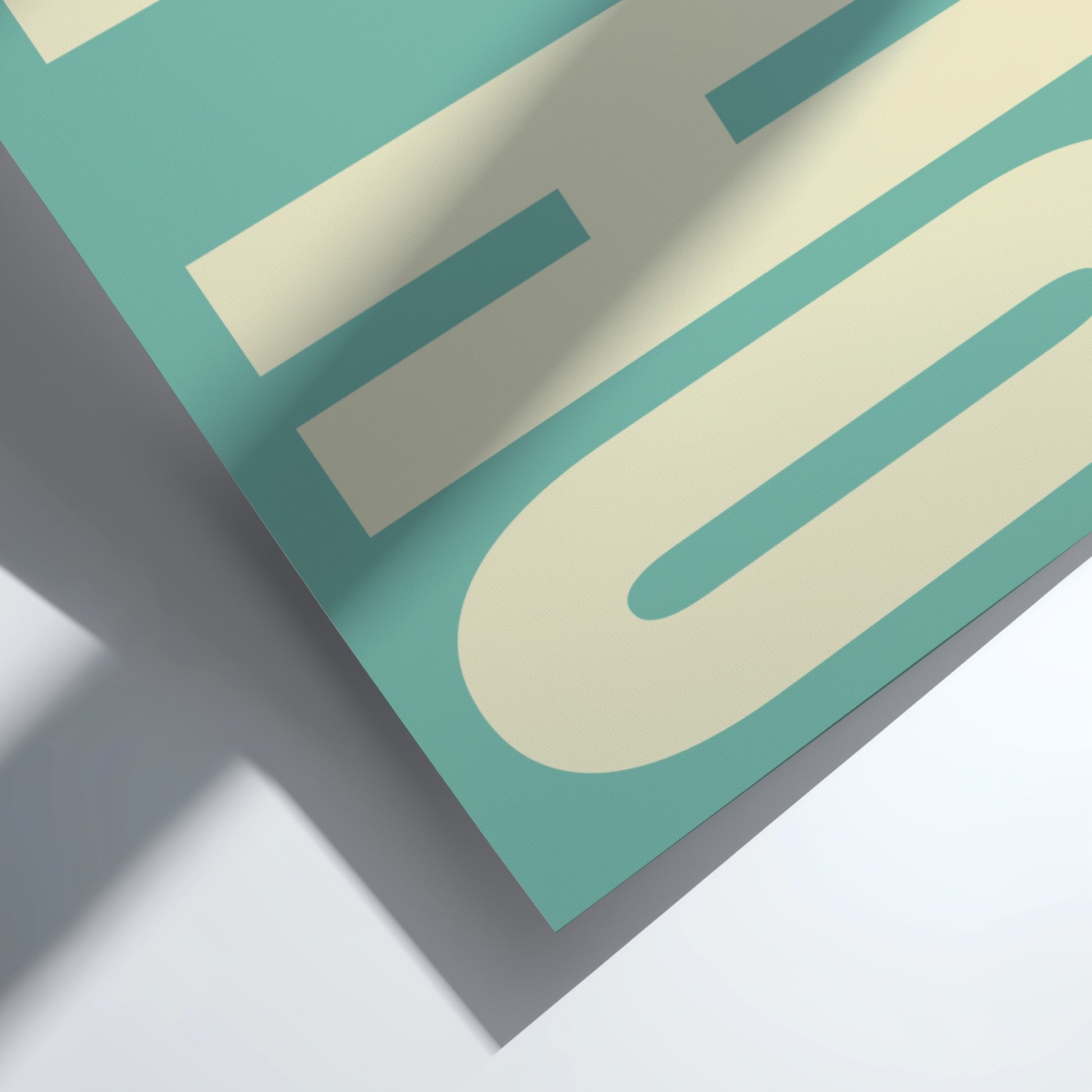 Oh Hi poster featuring bold typography, modern wall art for home decor