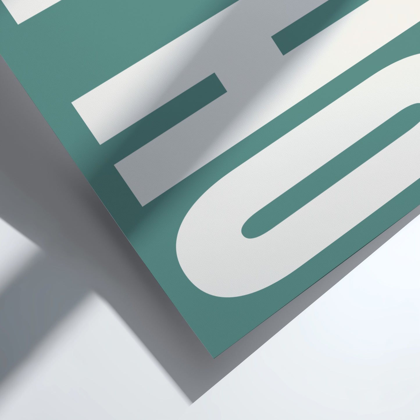 Oh Hi poster featuring bold typography, modern wall art for home decor