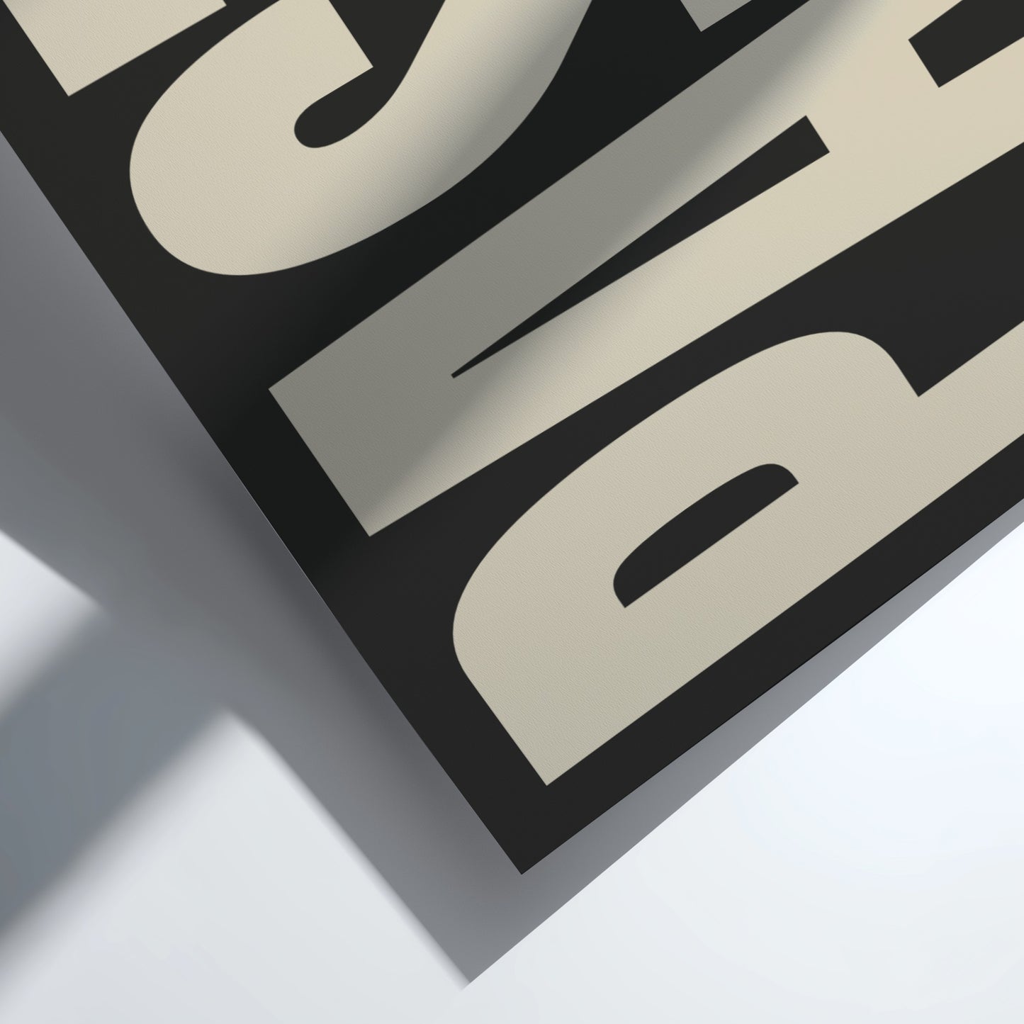 Pasta poster featuring a bold typography, ideal for kitchen decor.
